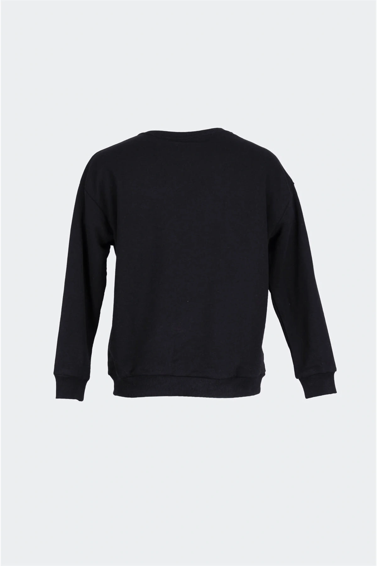 Baskılı Siyah Kadın Sweatshırt 22k0574k1