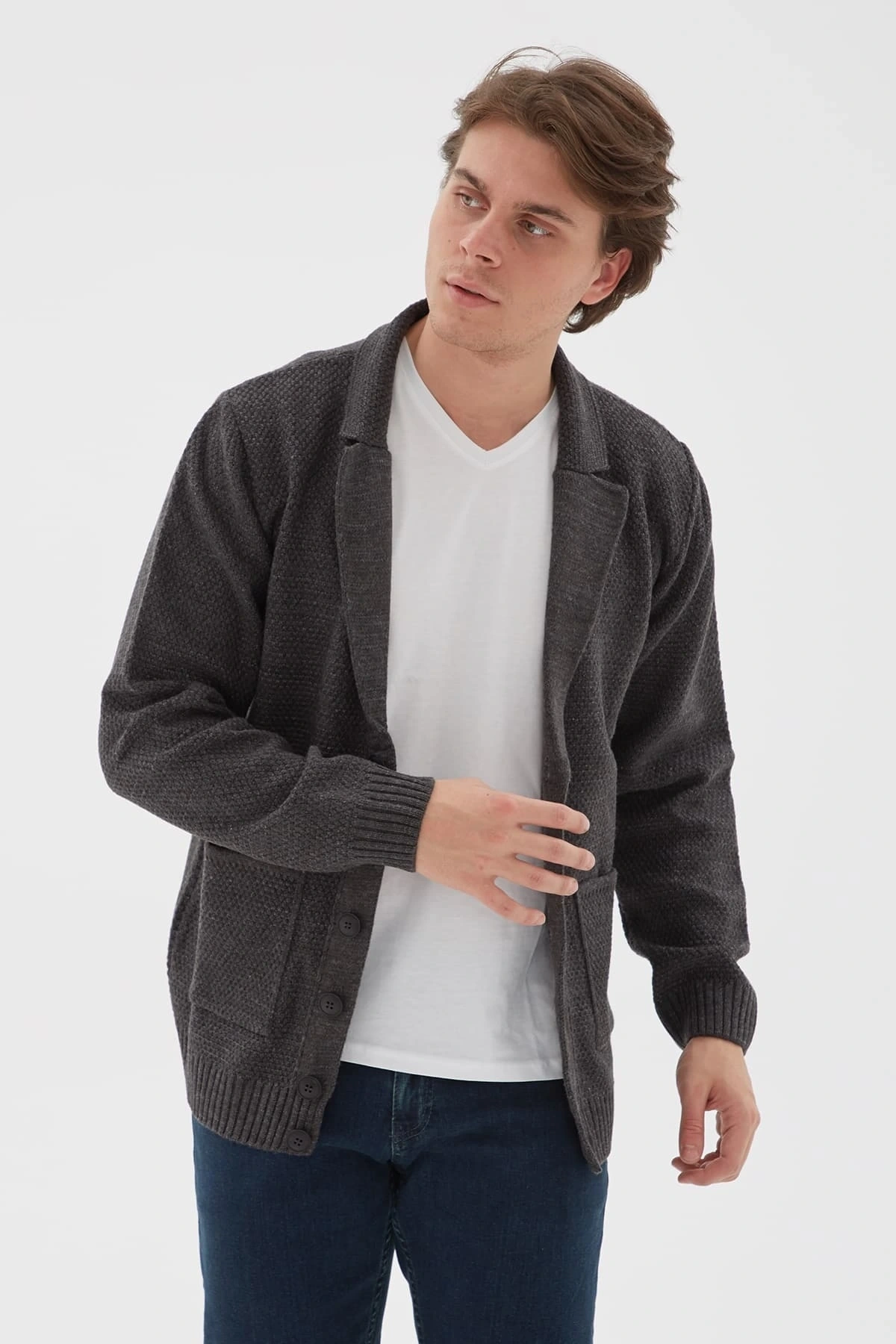 Triko Ceket Antrasit / Anthracite