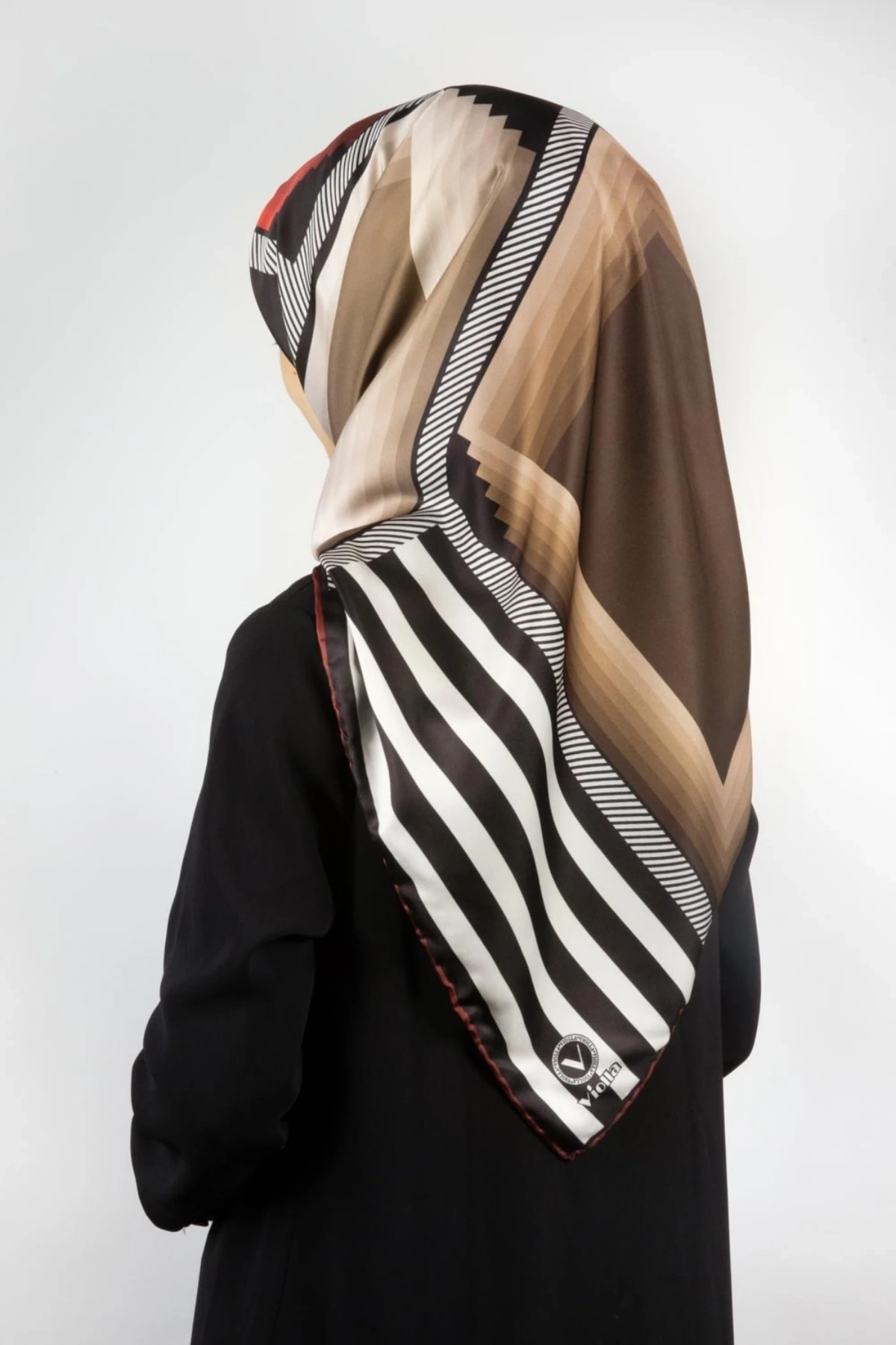 Kadın Twill Eşarp Bordo 90x90