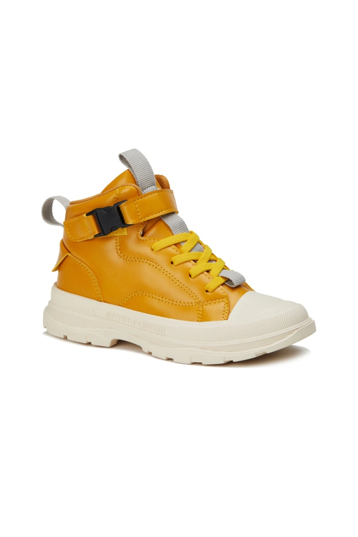 Bambu Tokalı Unisex Çocuk Sarı Bot