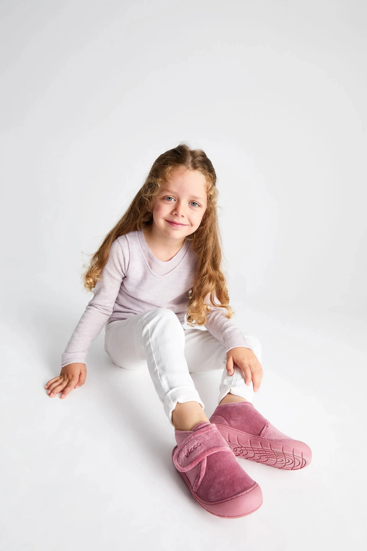 959.B19K.446 Color Çocuk Panduf Pembe