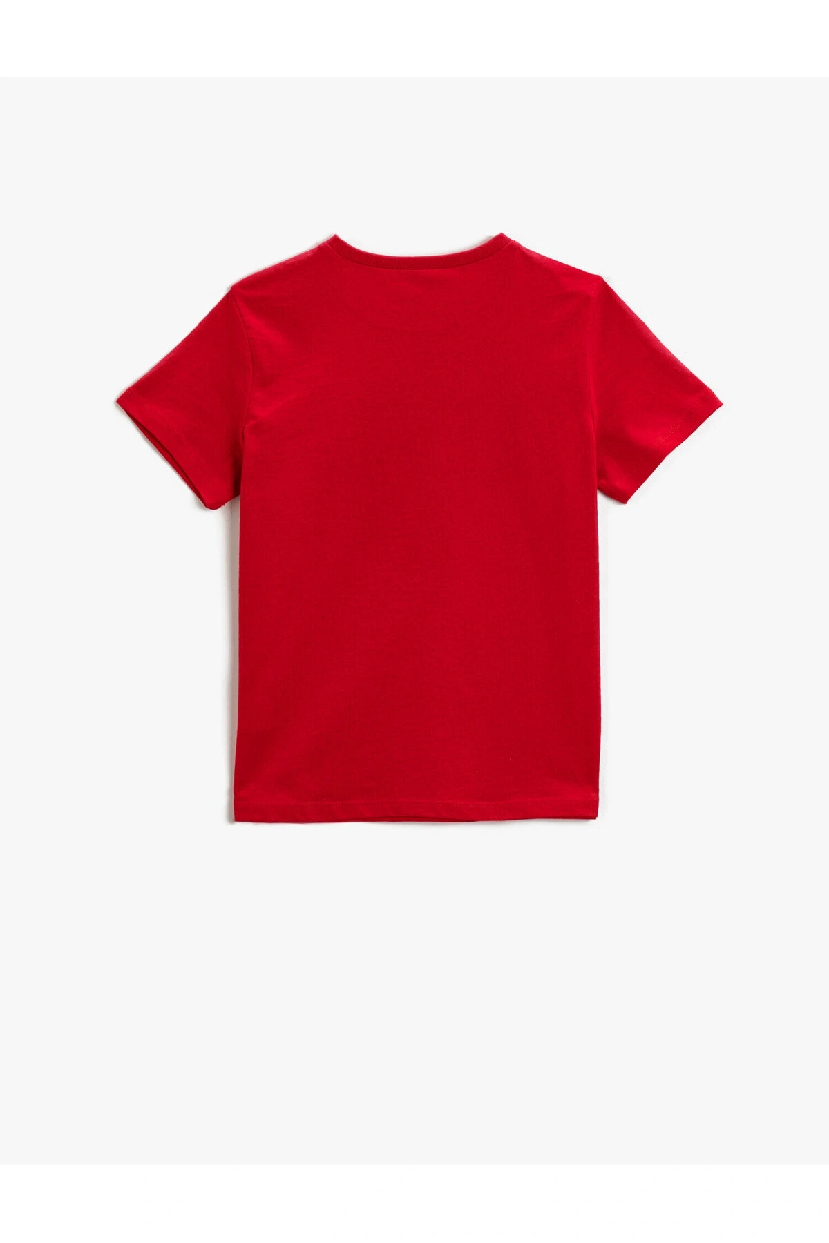 Erkek Çocuk Slogan Baskılı Kırmızı Tişört 2ykb16253ok