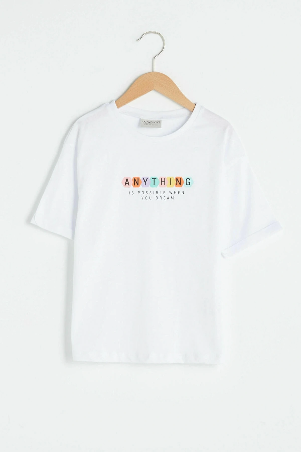 Kız Çocuk Optik Beyaz E5X T-Shirt