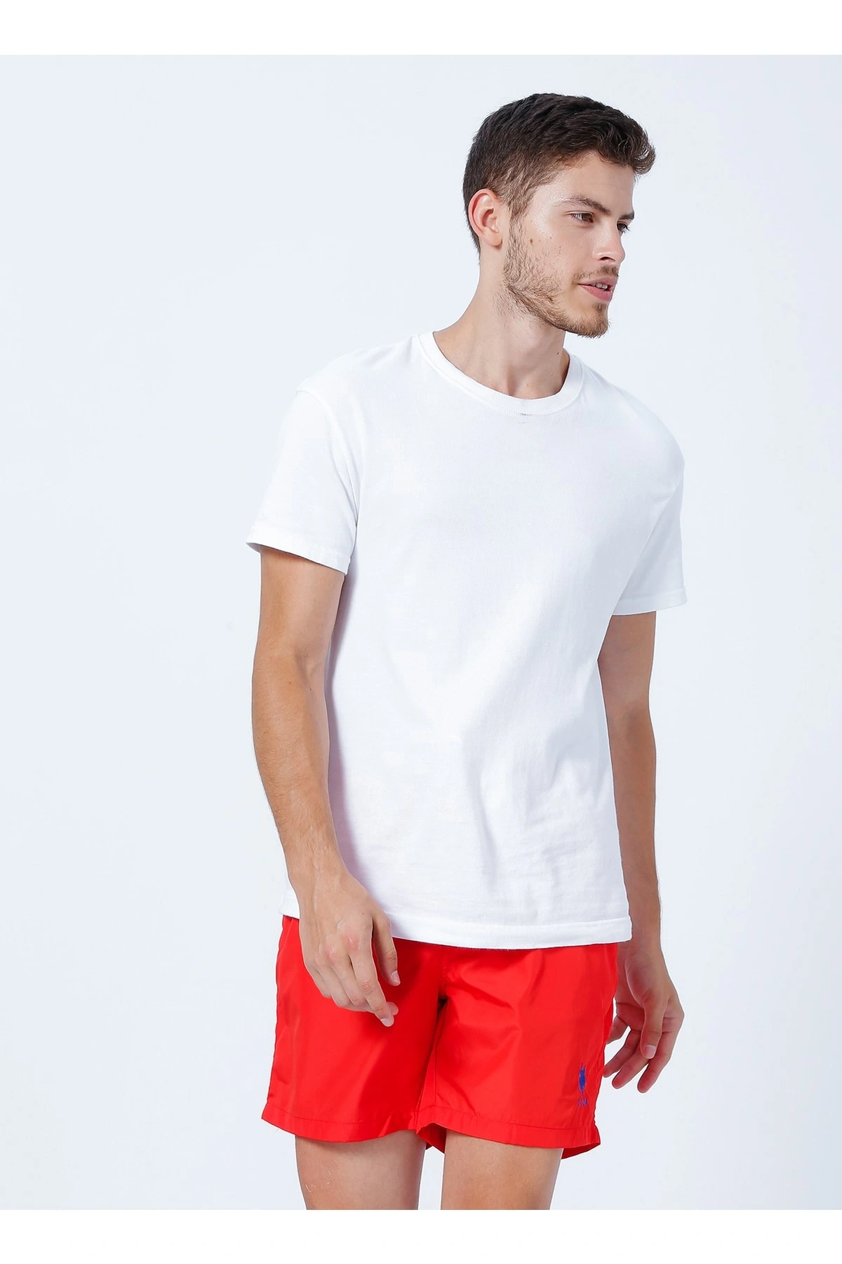 Kırmızı Erkek Şort Mayo Blas22y