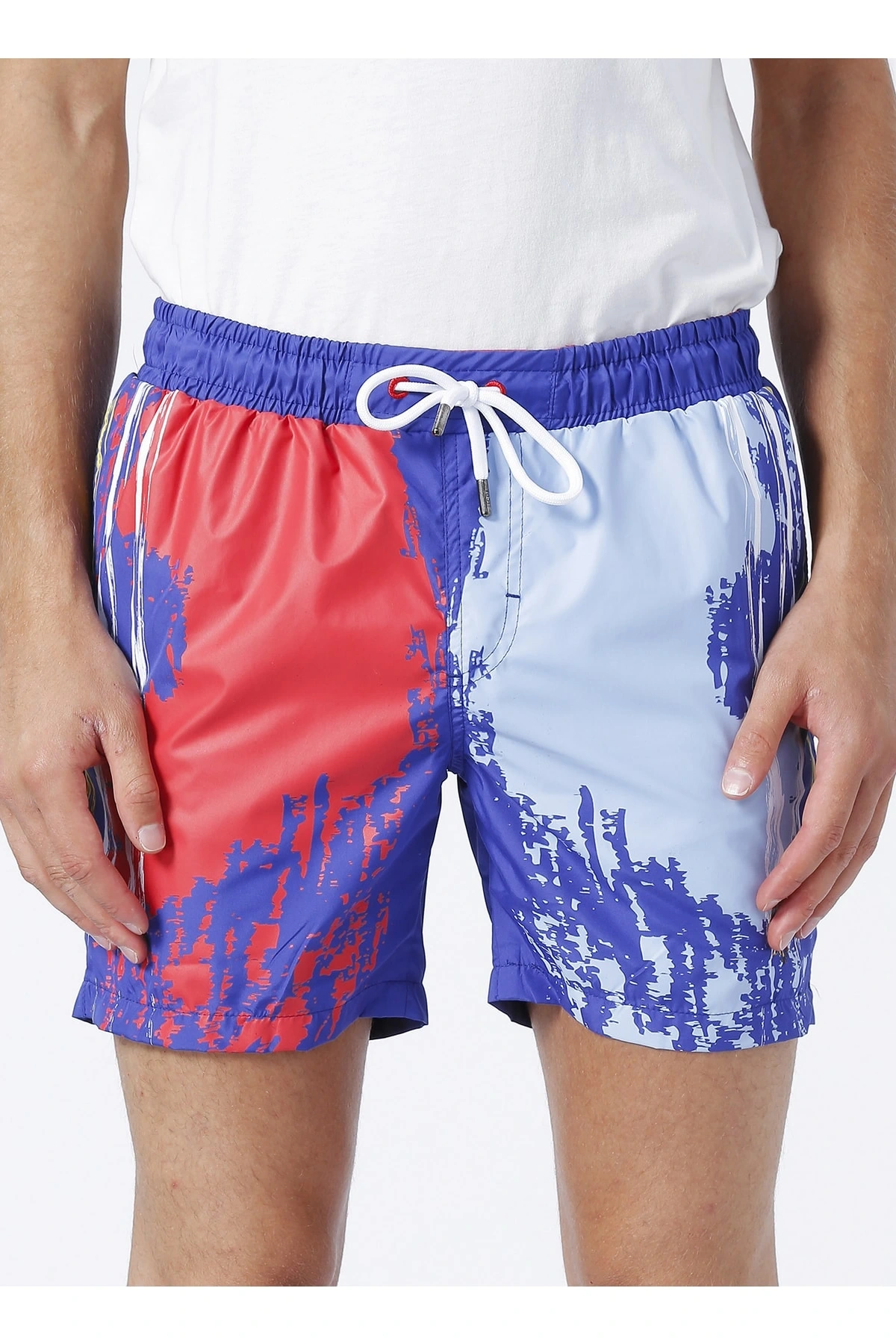 Mavi Erkek Şort Mayo Sant