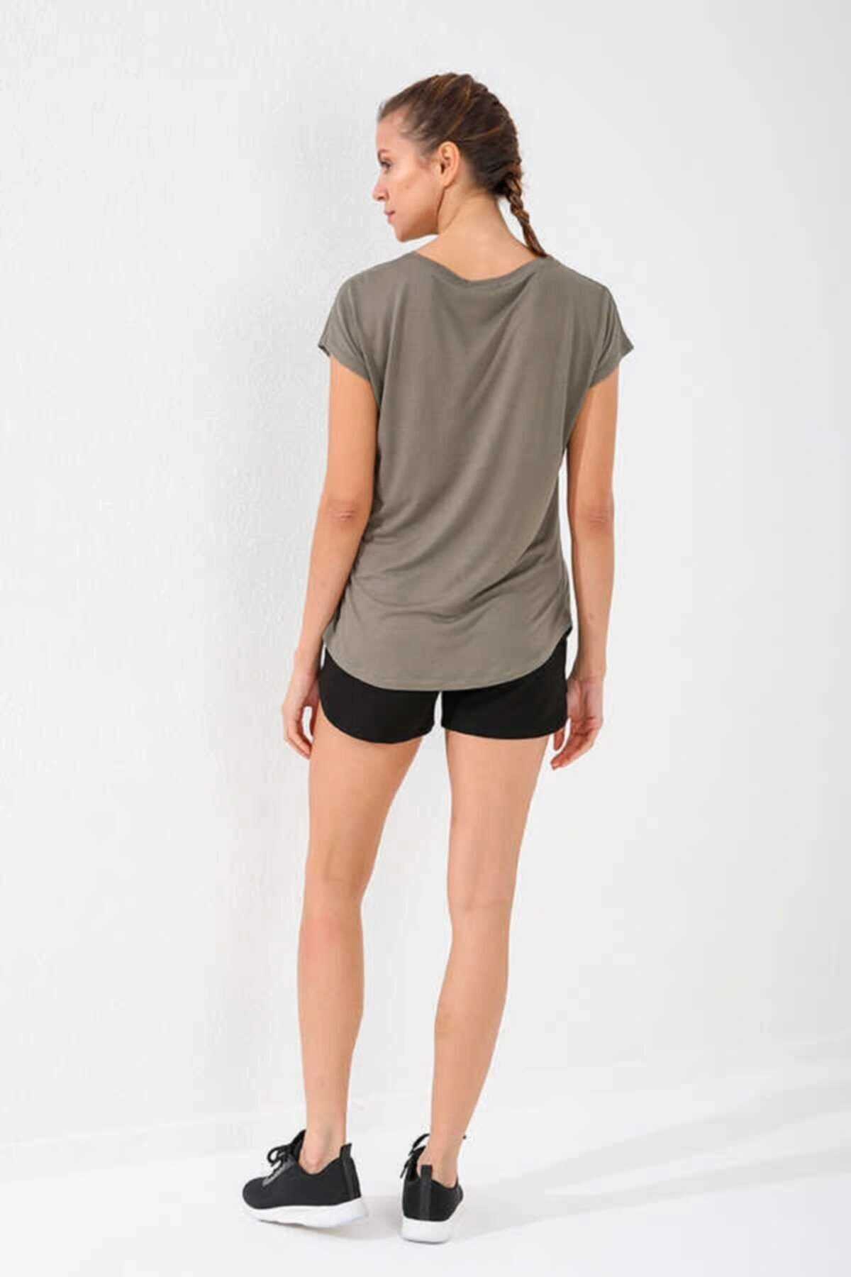 Kadın Siyah Şort 03279-01