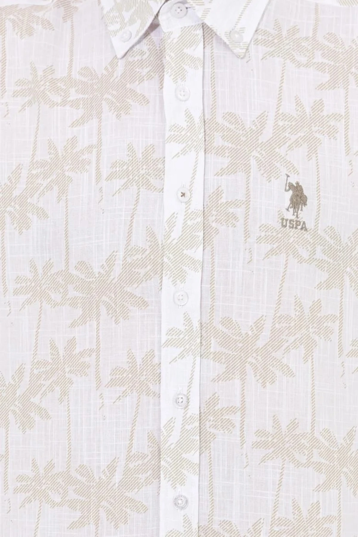 Erkek Haki Gömlek Uzunkol