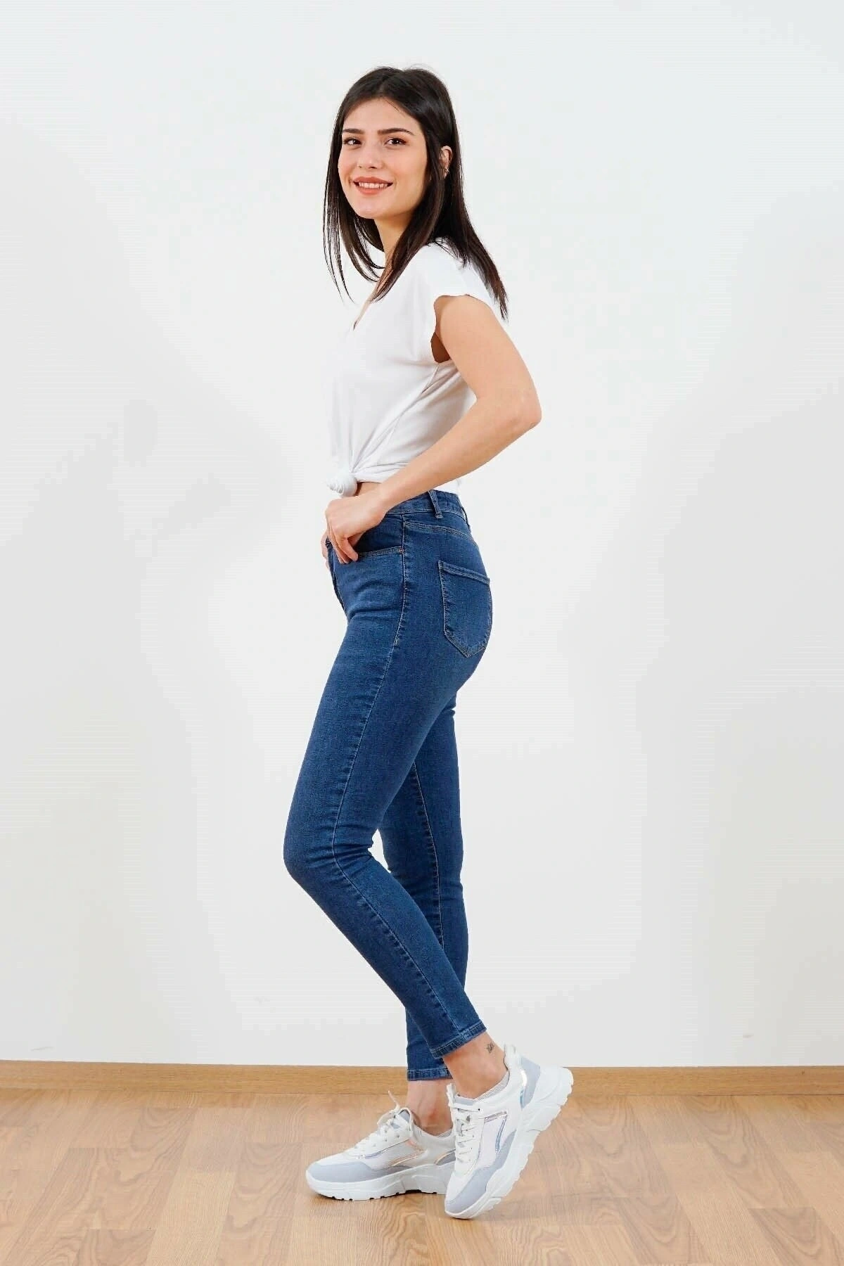 21y0565b1 Kadın Denim Pantolon