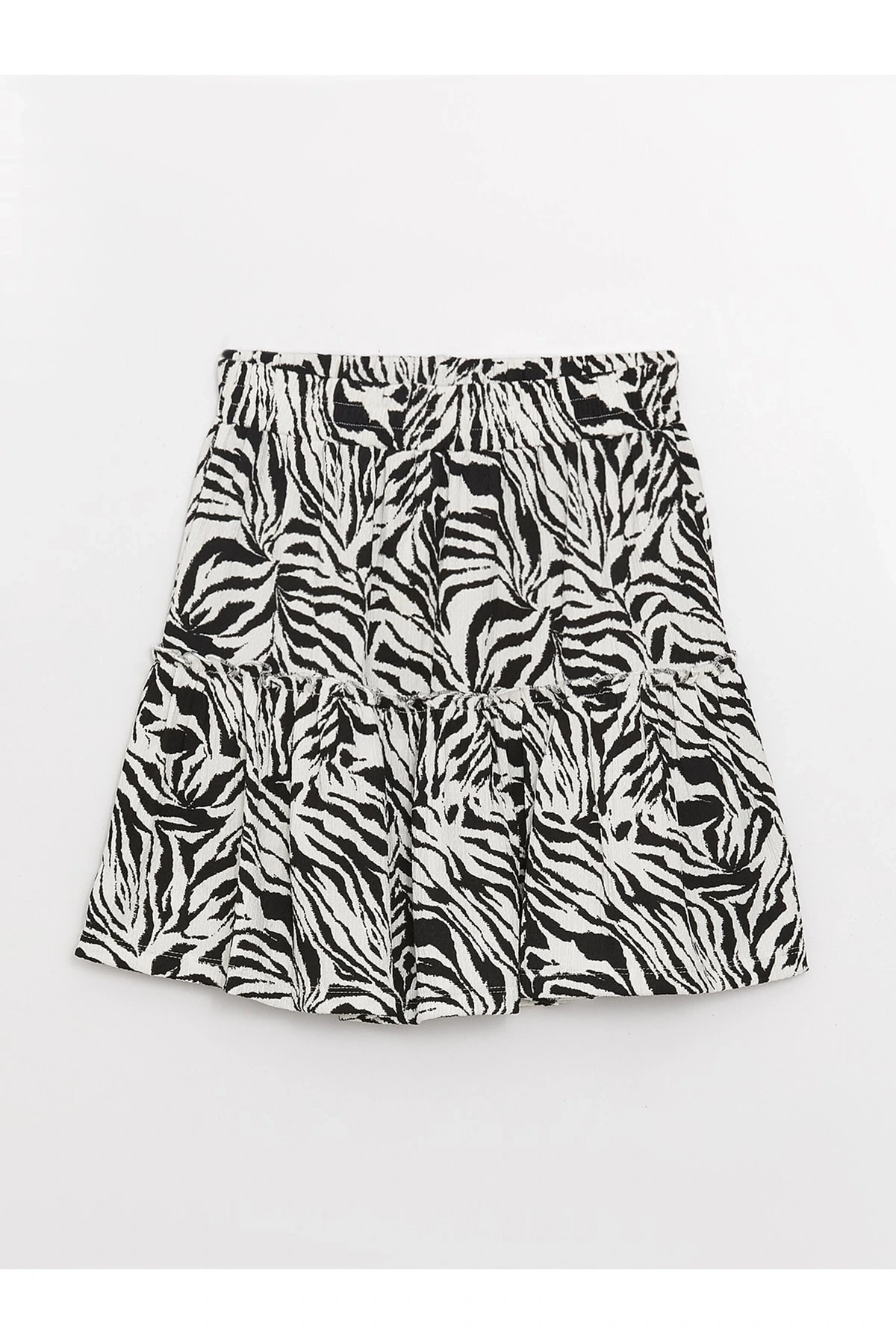 Lcw Casual Beli Lastikli Çiçekli Kadın Şortlu Etek