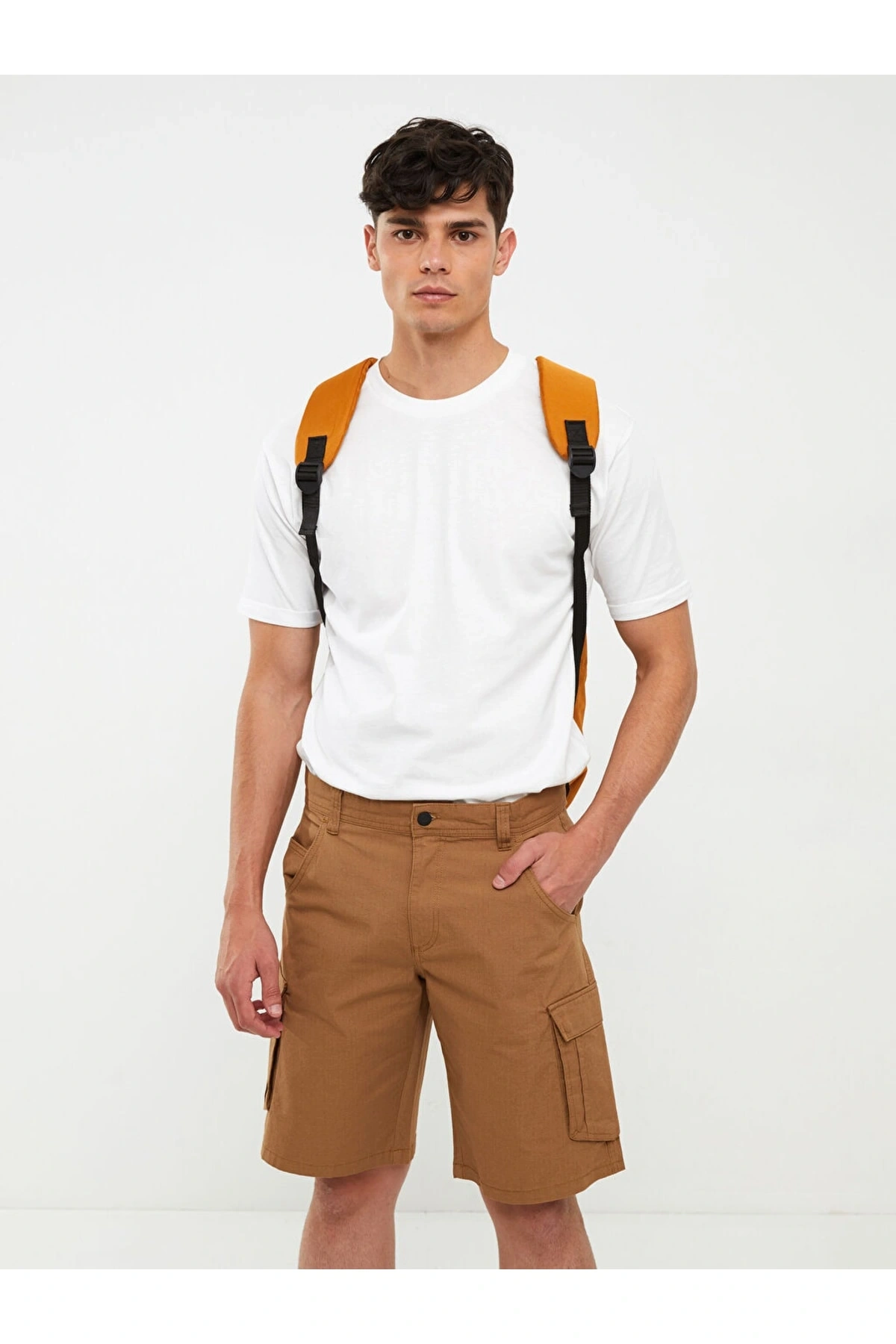 LCW OUTDOOR Kahverengi Standart Kalıp Erkek Kargo Şort