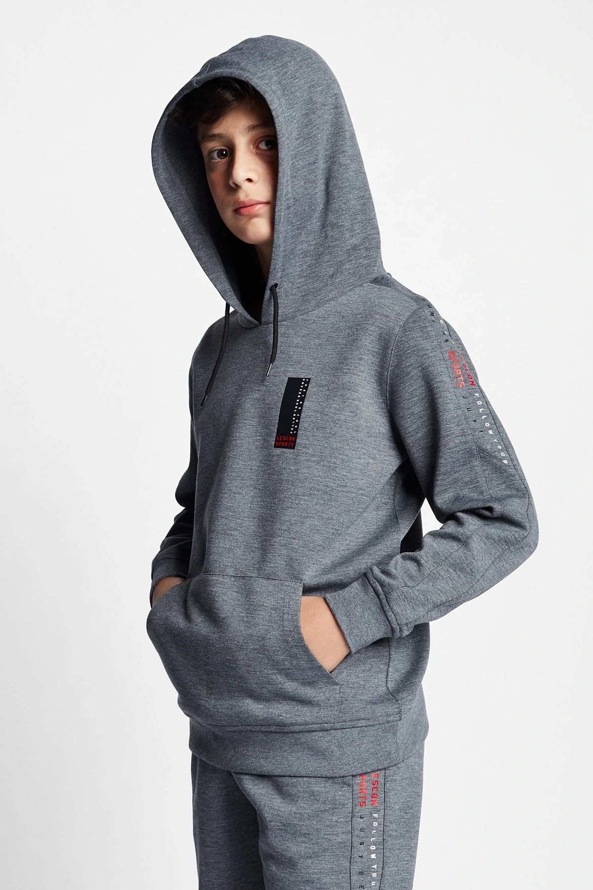 Çocuk Kapüşonlu Sweatshirt 22b-3113