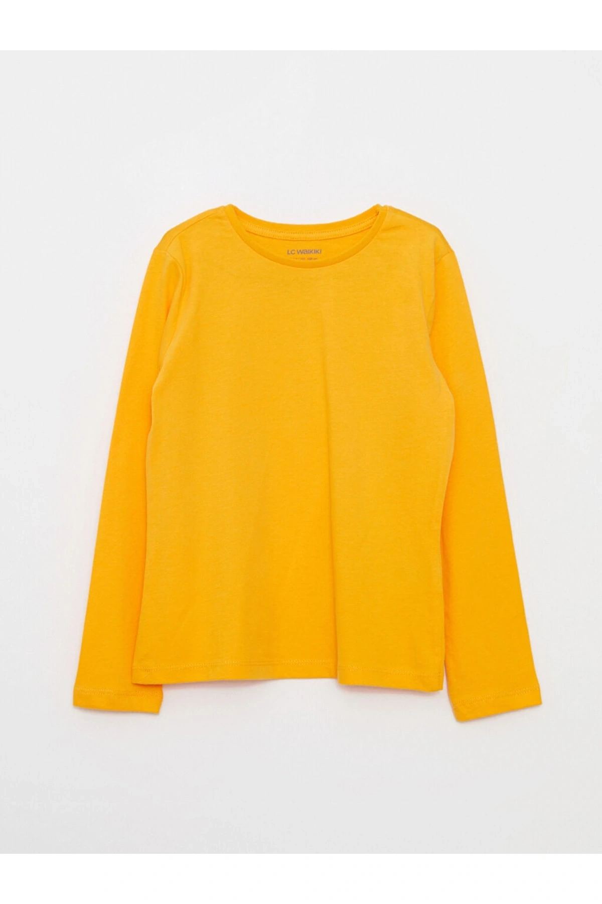 Bisiklet Yaka Basic Uzun Kollu Kız Çocuk Tişört