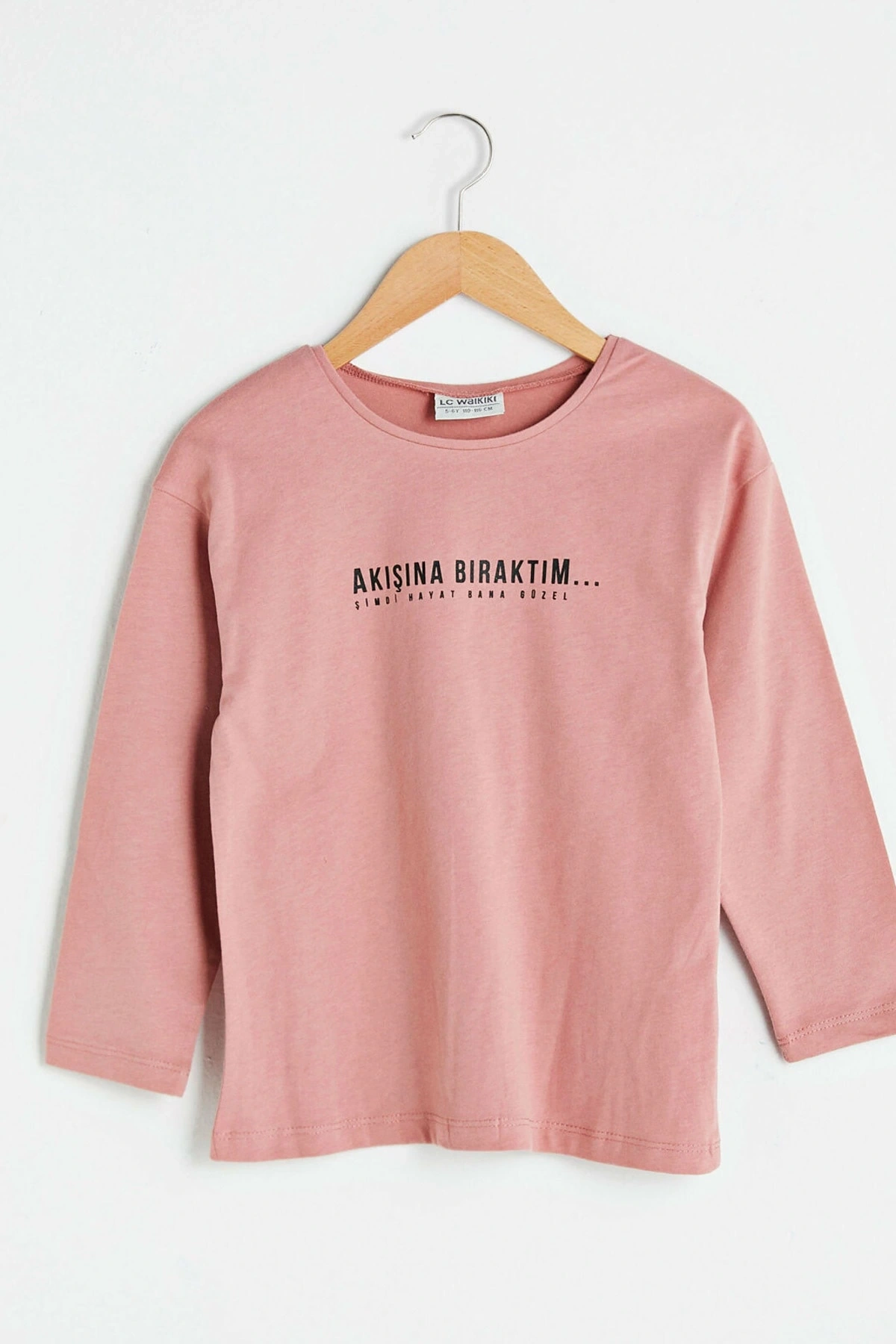 Kız Çocuk Mat Pembe Rfj T-Shirt