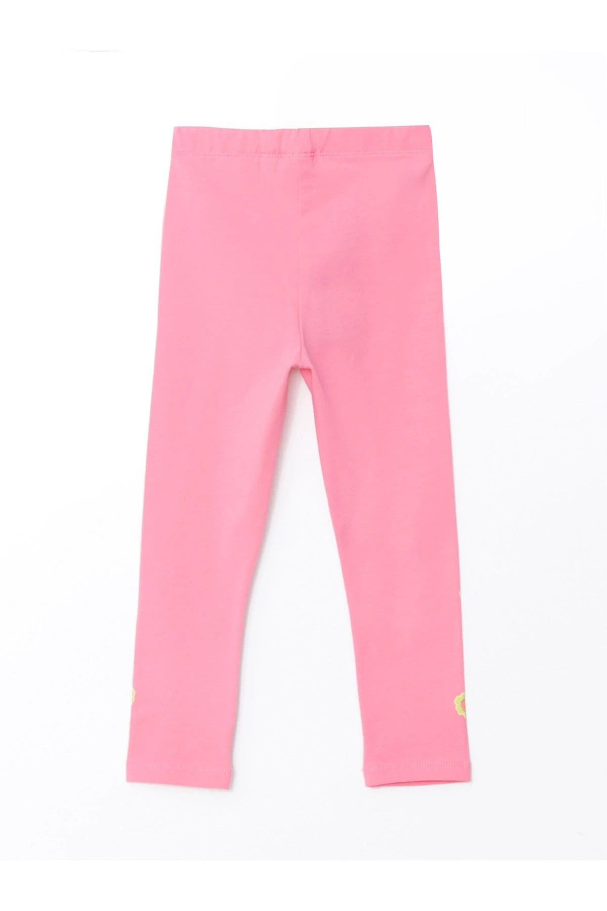 Beli Lastikli Baskılı Kız Bebek Tayt