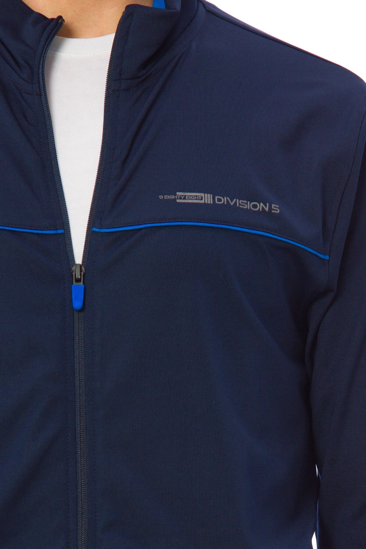 Erkek Lacivert Fermuarlı Sweatshirt 7KG130Z8