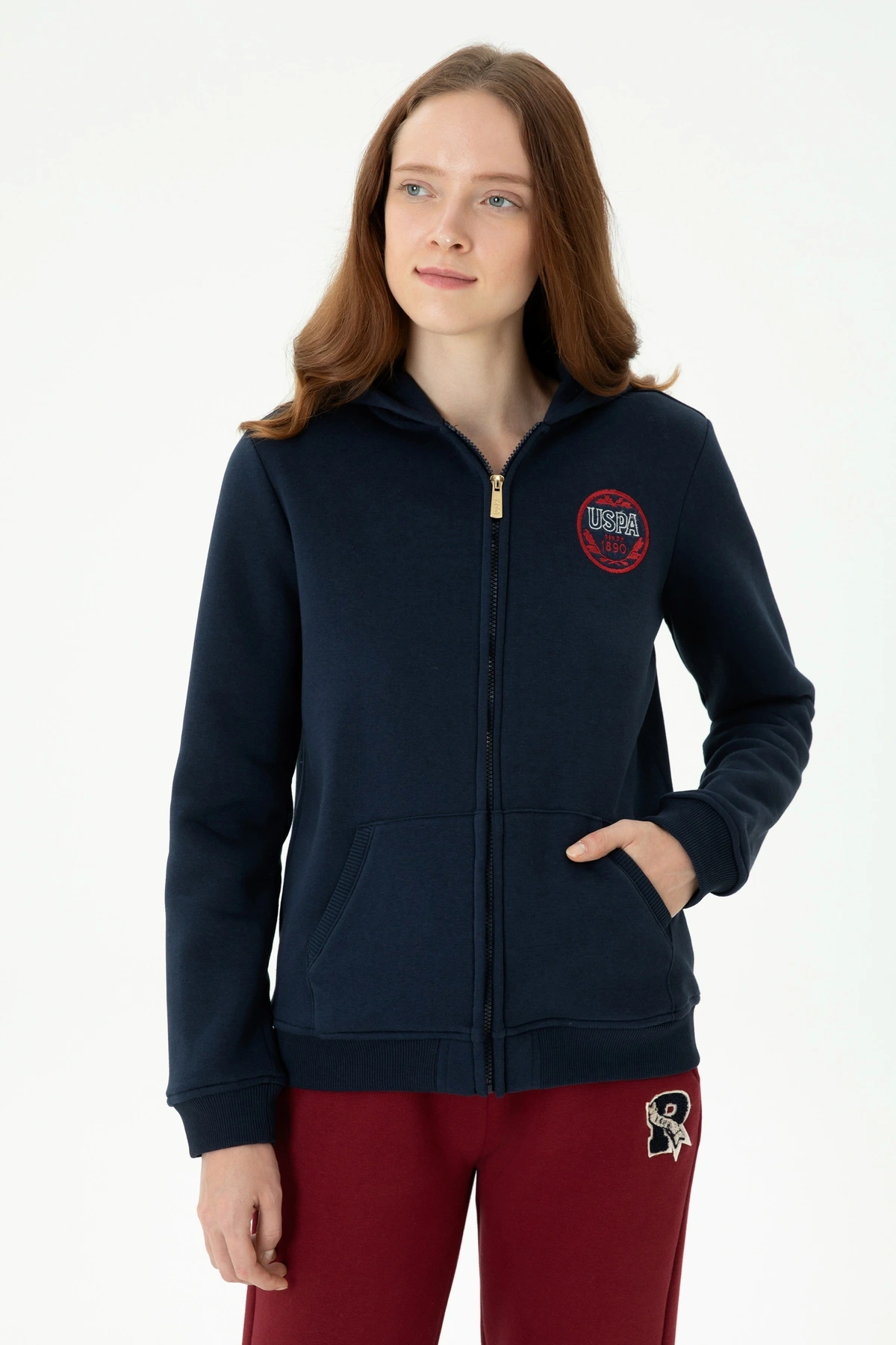 GO82GL082 Kapşonlu Sweat Çeket