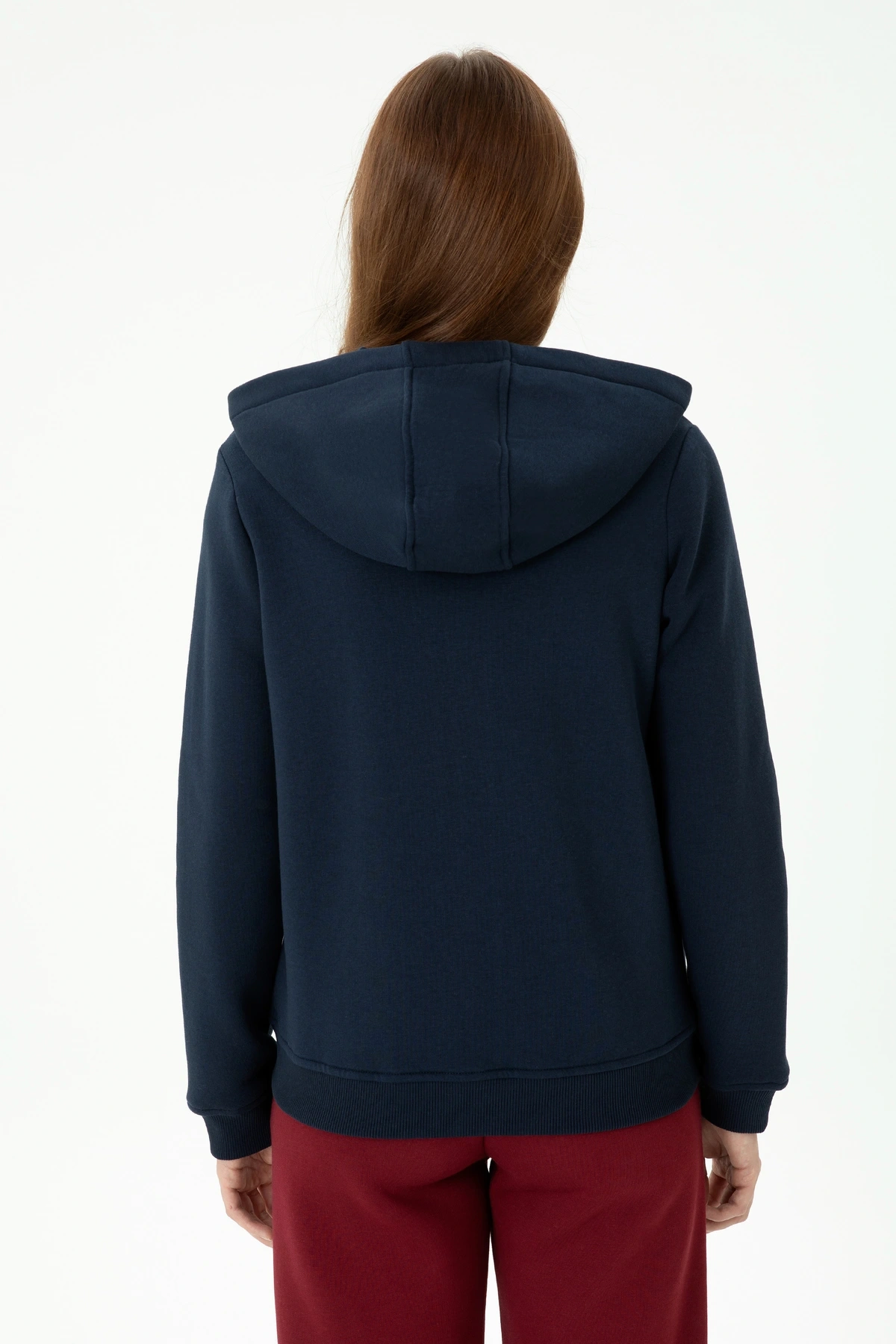 GO82GL082 Kapşonlu Sweat Çeket