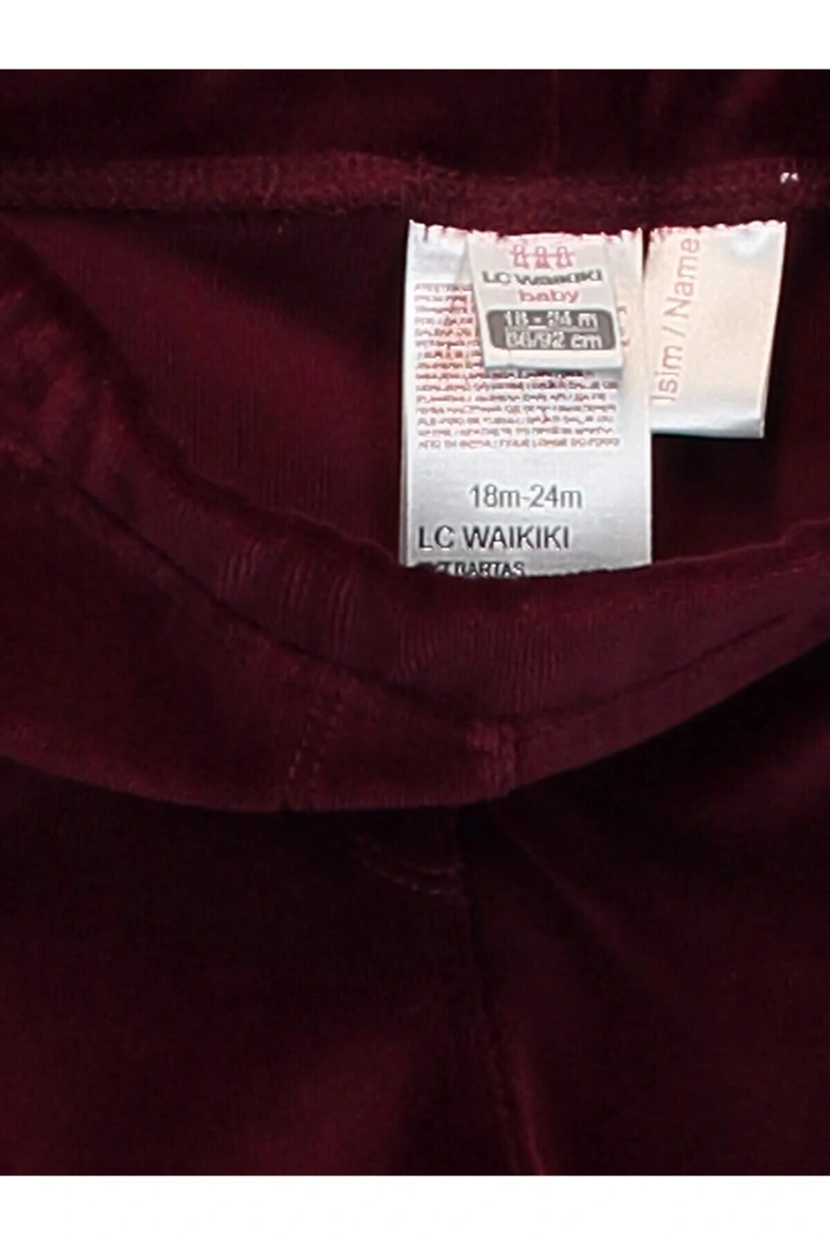 Kız Bebek Bordo Hrw Tayt