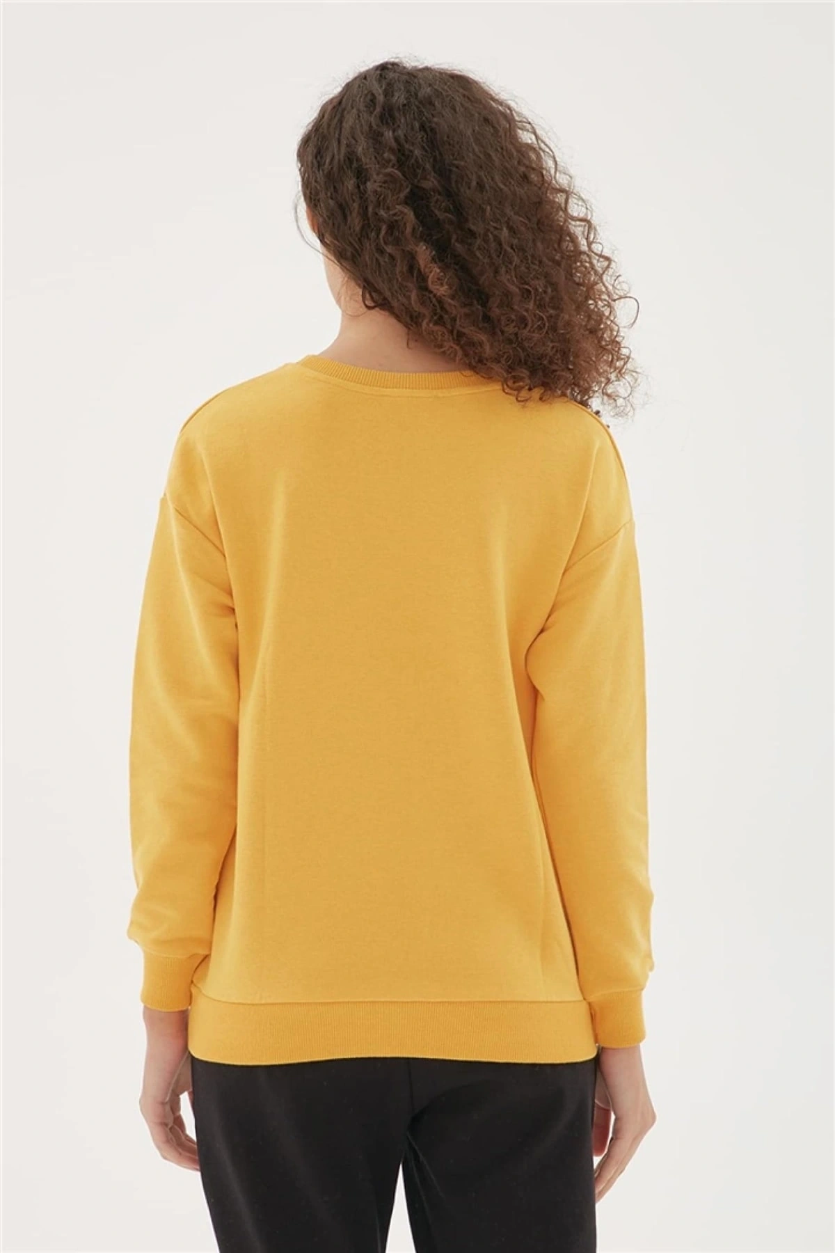 22k0578k1 Kadın Baskılı Sweatshirt