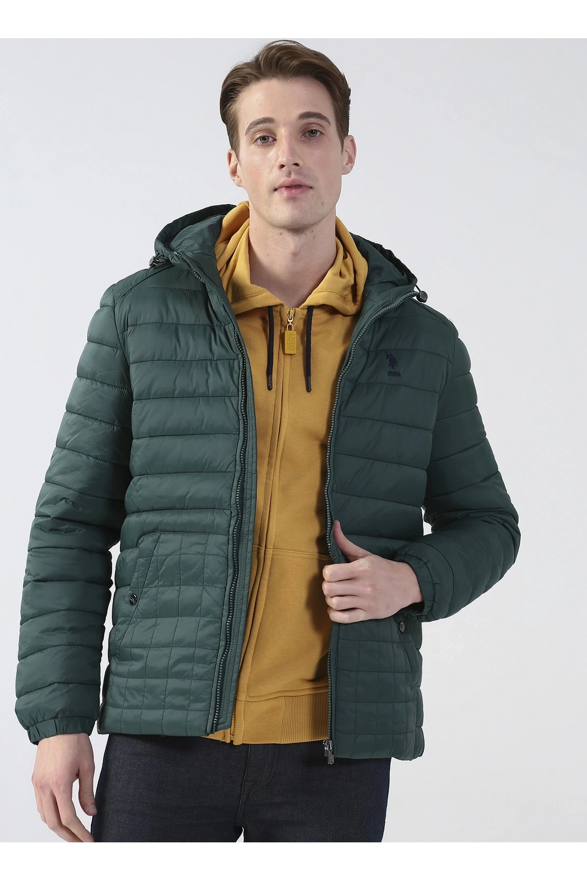 Yeşil Erkek Mont Lack22k