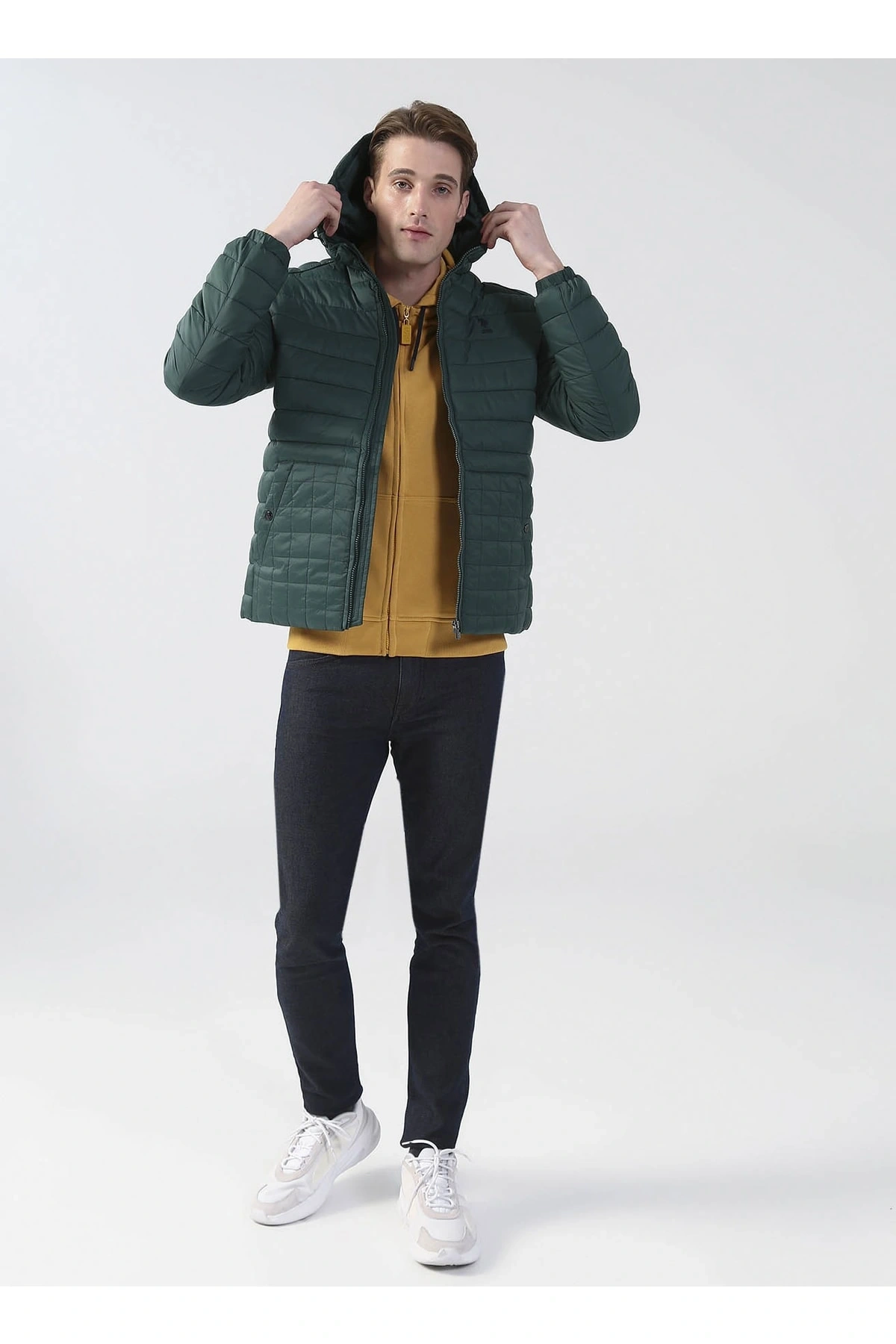 Yeşil Erkek Mont Lack22k