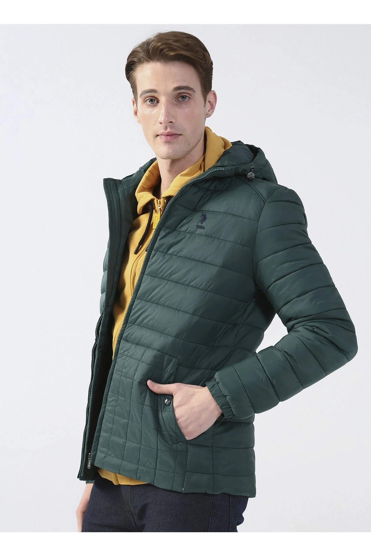 Yeşil Erkek Mont Lack22k