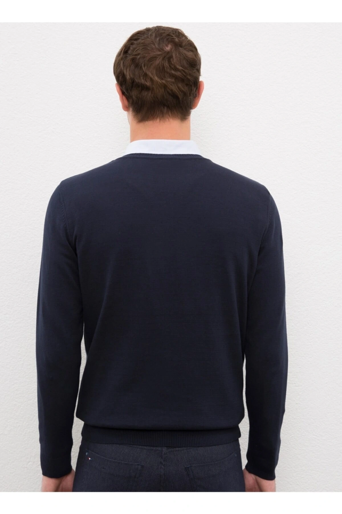 Lacivert Erkek Kazak