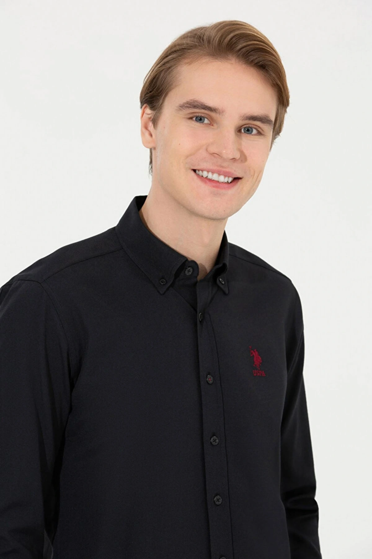 Gox022k Us Polo Assn Erkek Gömlek 1450315 Siyah