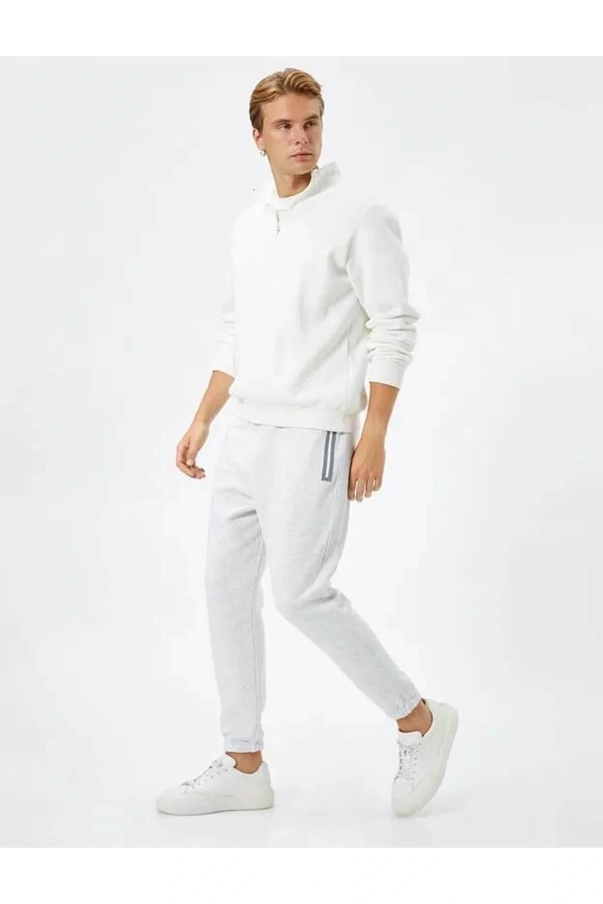 Erkek Eşofman Altı Gri 4wam40008mk