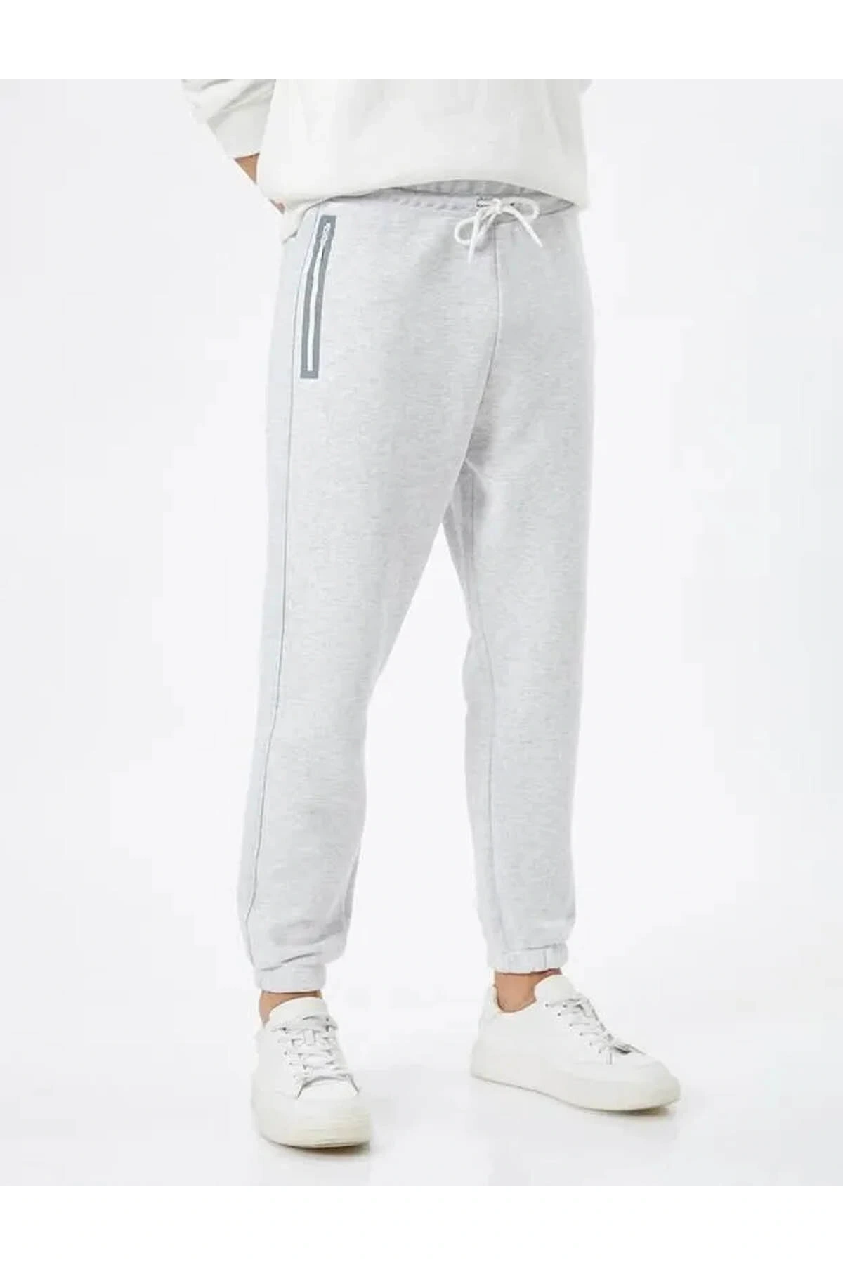 Erkek Eşofman Altı Gri 4wam40008mk