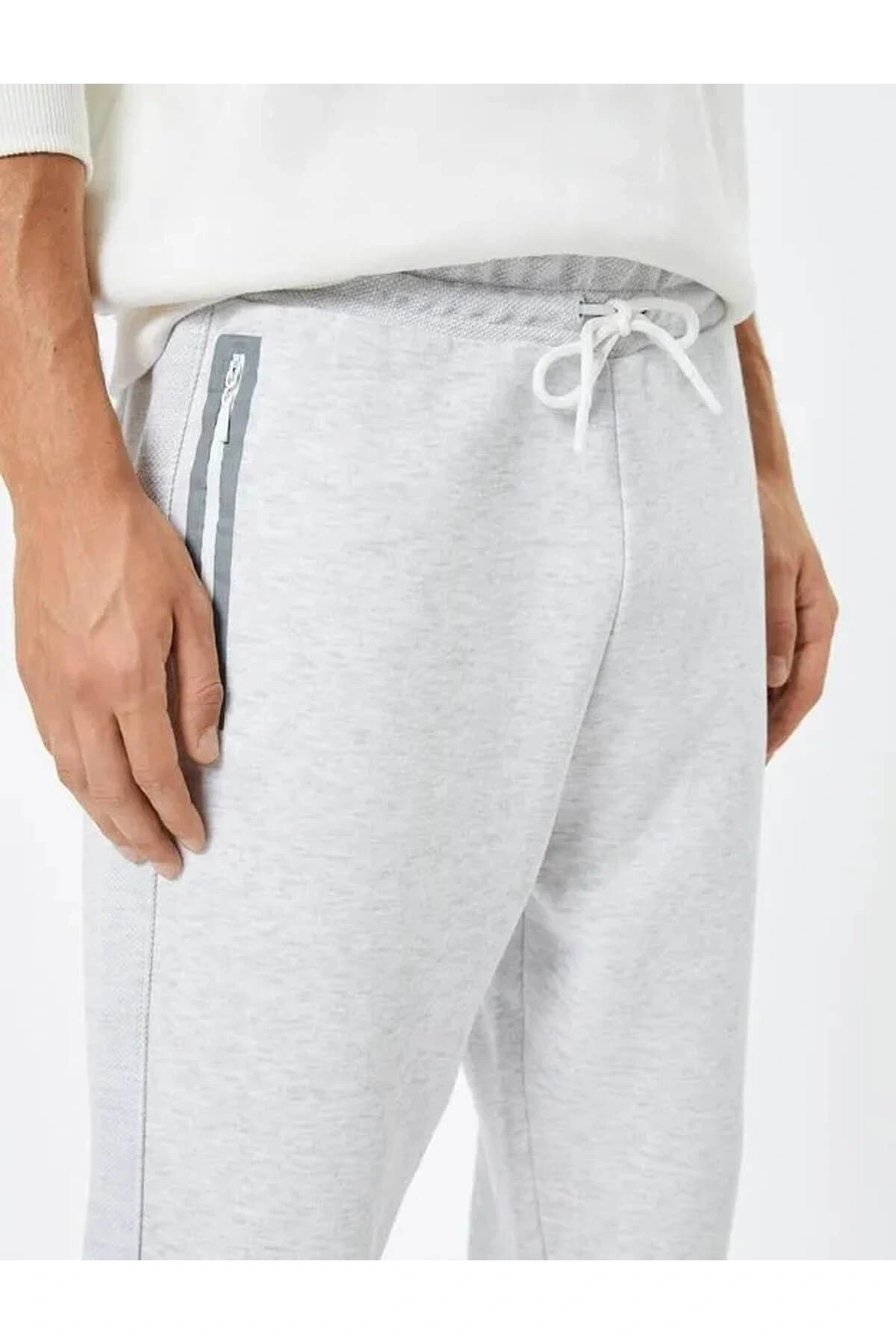 Erkek Eşofman Altı Gri 4wam40008mk