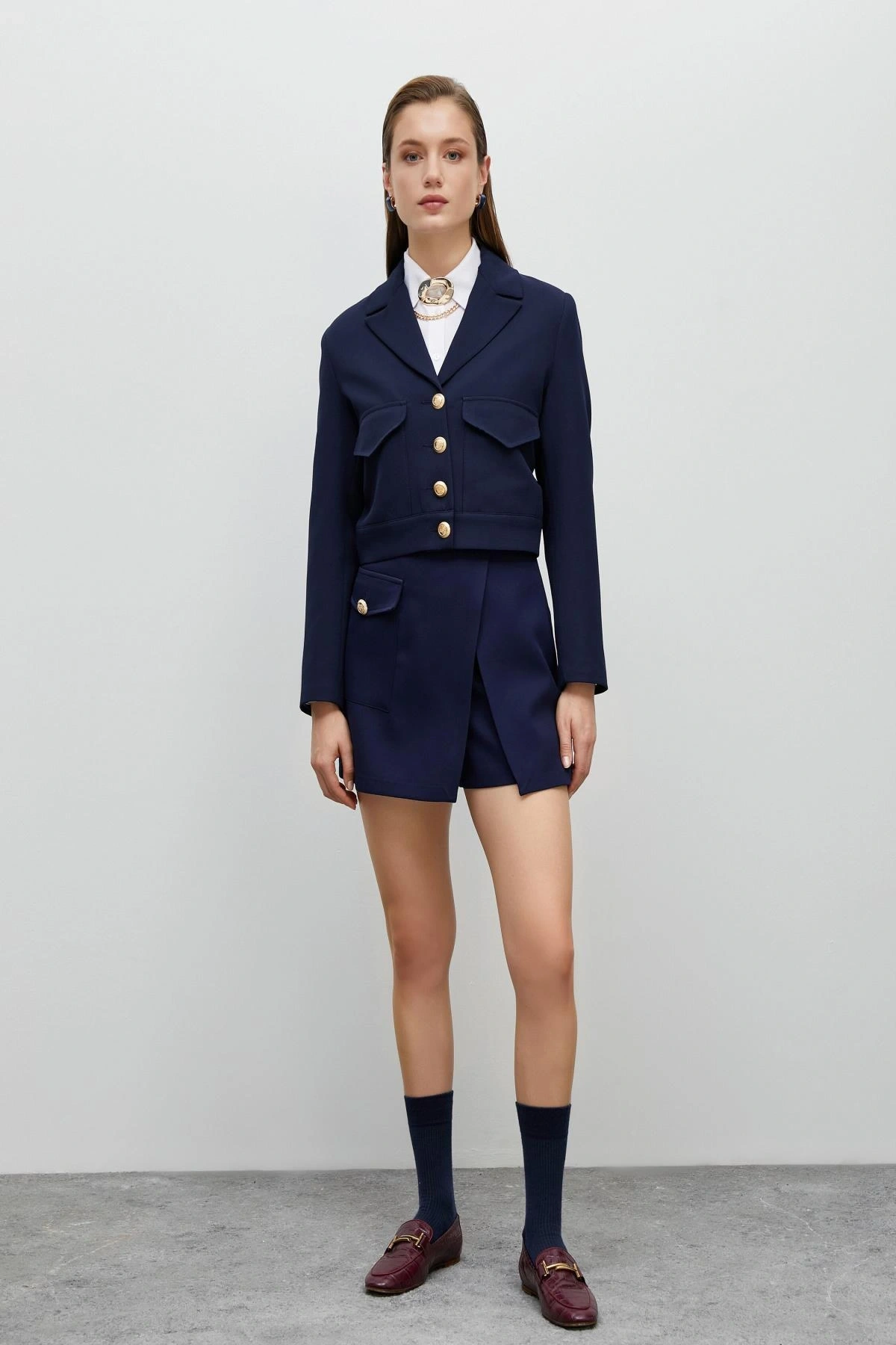 Kadın Lacivert Ceket