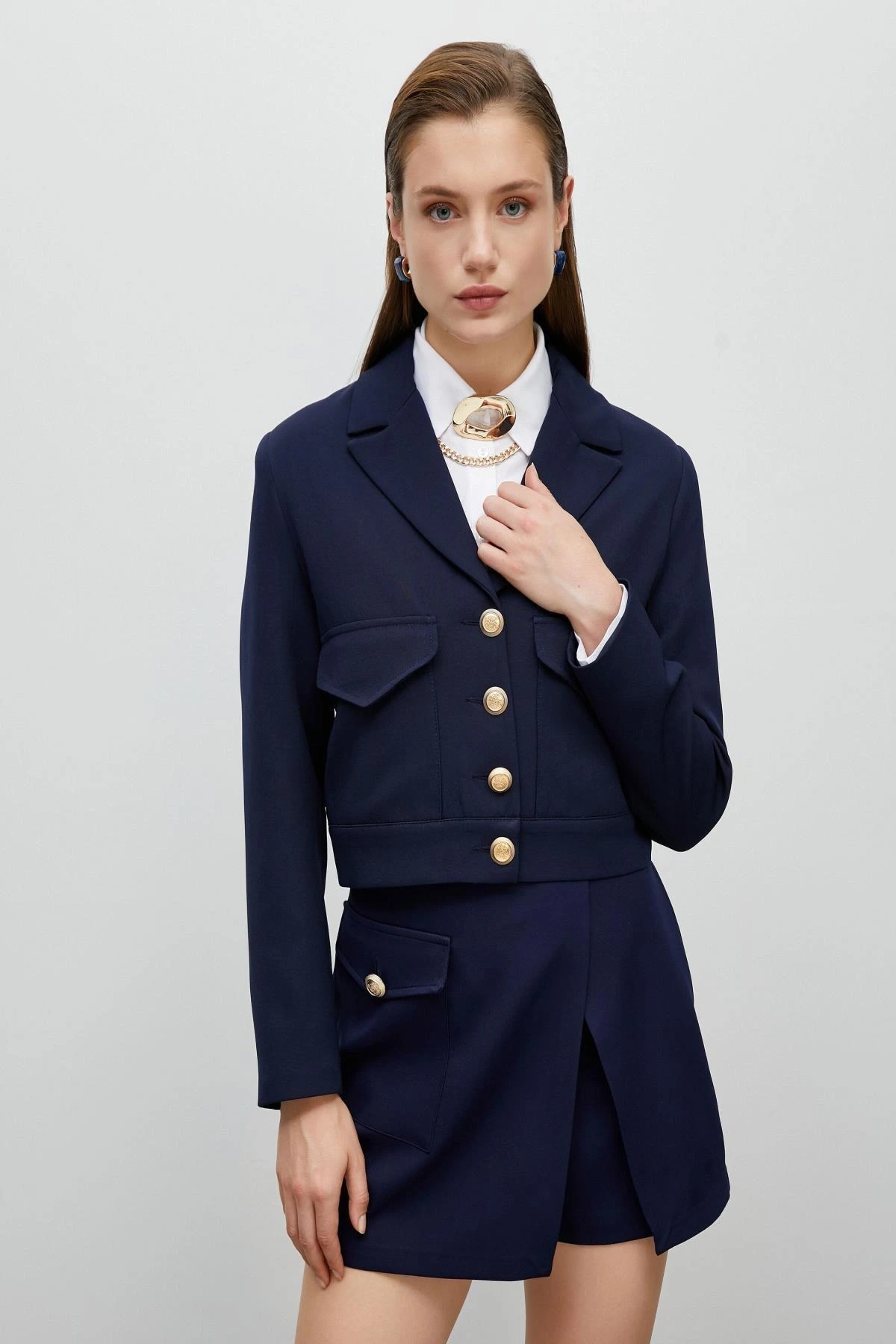 Kadın Lacivert Ceket