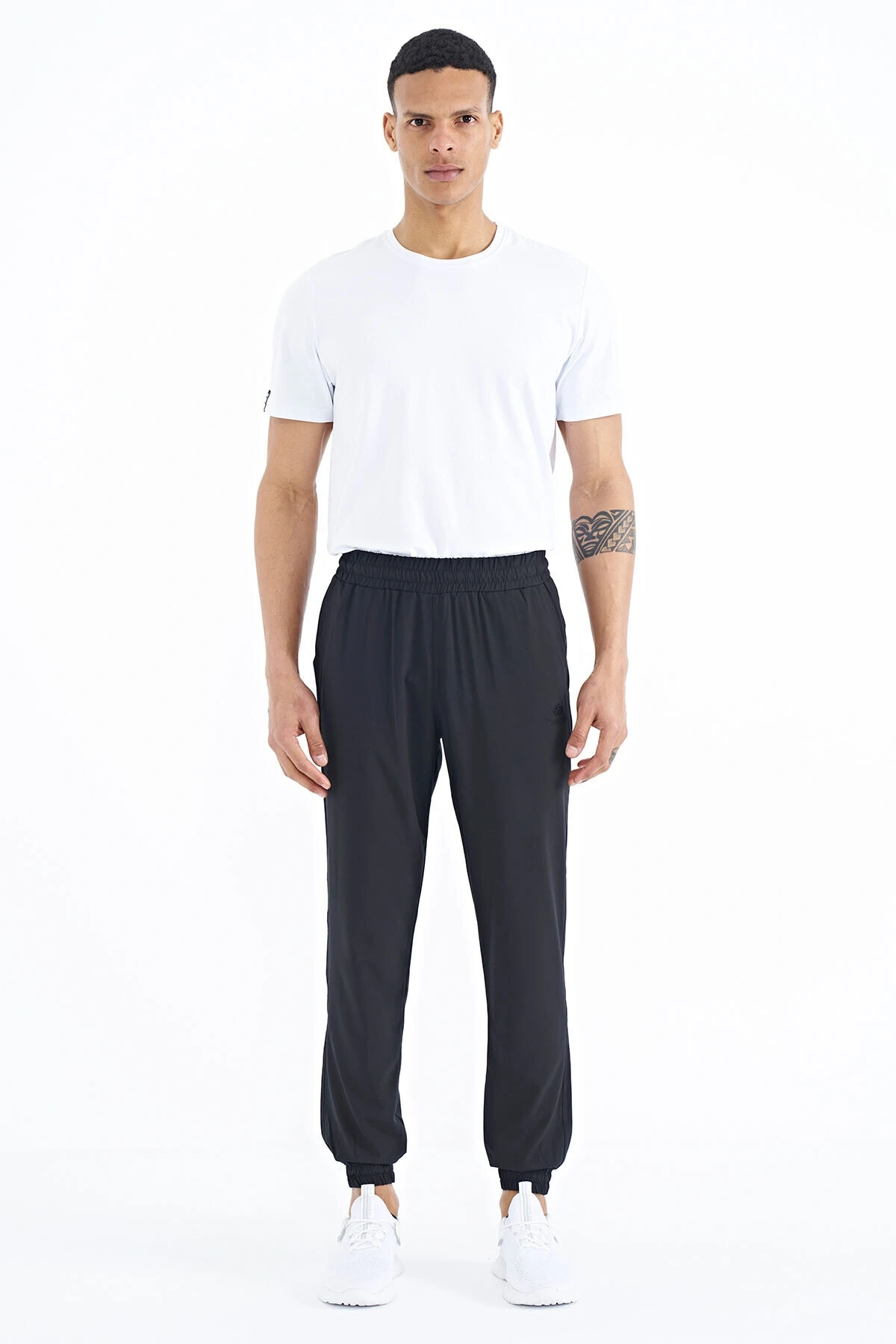 Siyah Yan Cep Detaylı Jogger Erkek Eşofman Alt - 84944