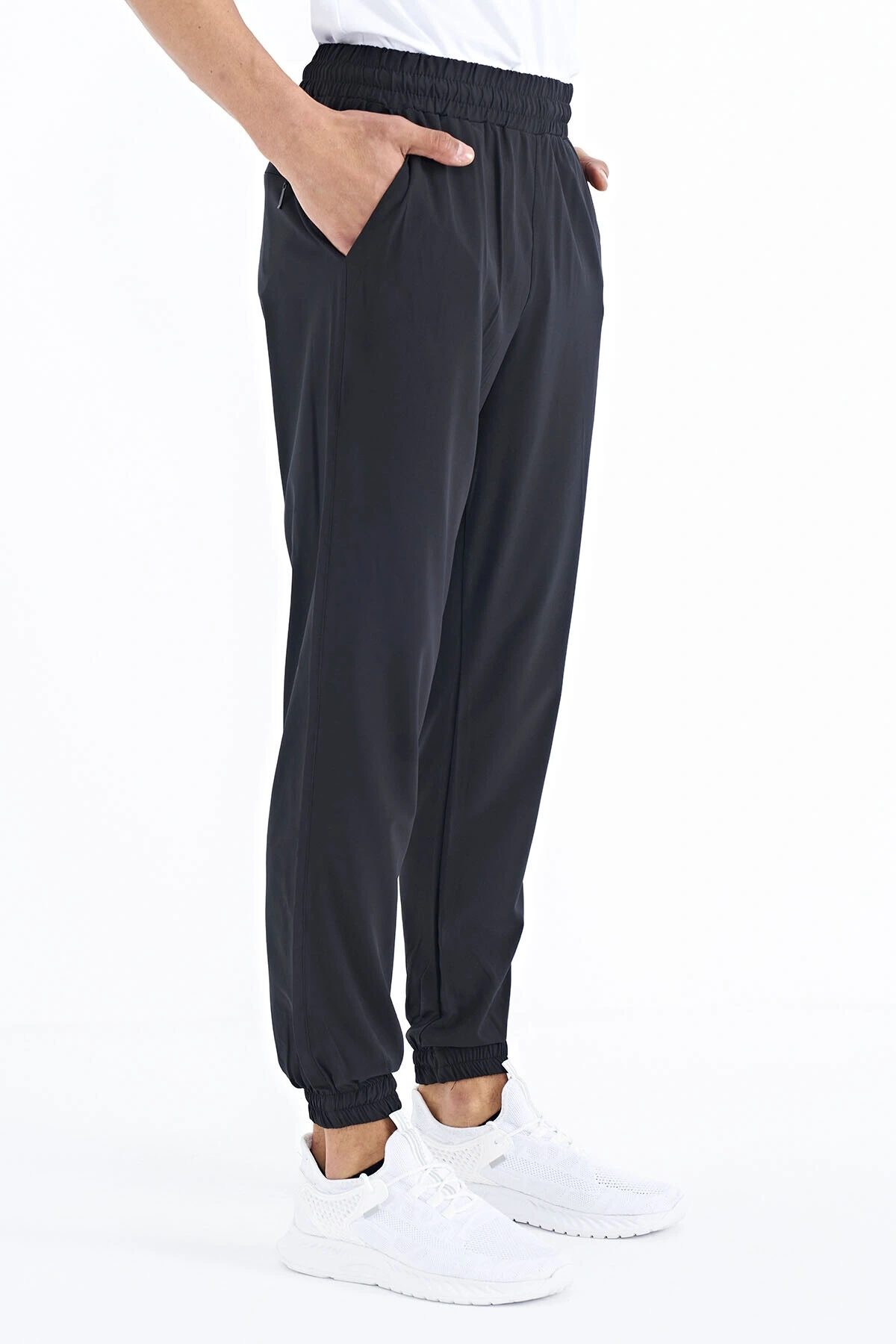 Siyah Yan Cep Detaylı Jogger Erkek Eşofman Alt - 84944