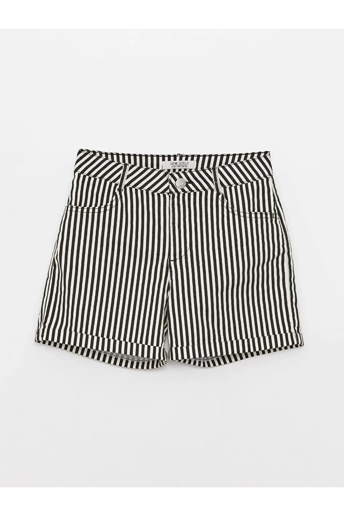 Lcw Kids Çizgili Kız Çocuk Şort