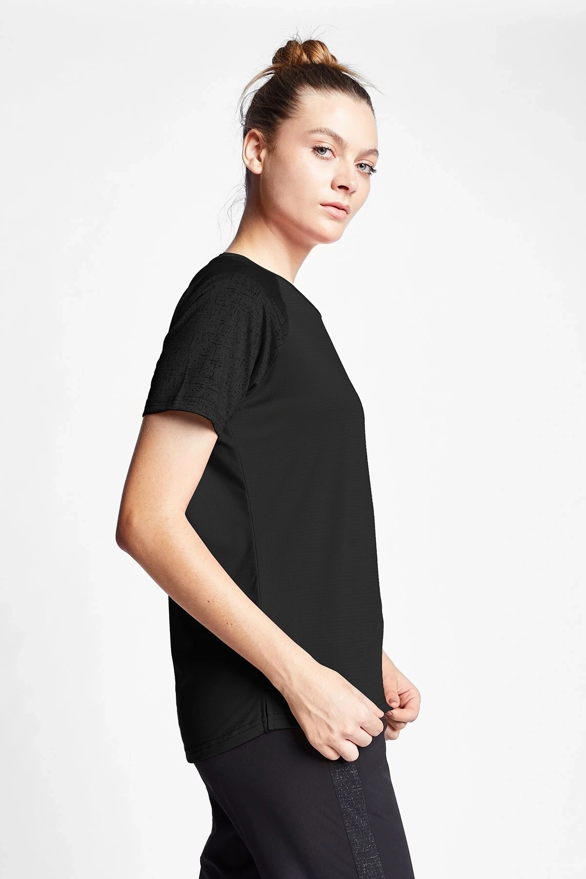 Kadın Koşu Kısa Kollu T-shirt 24b-2015