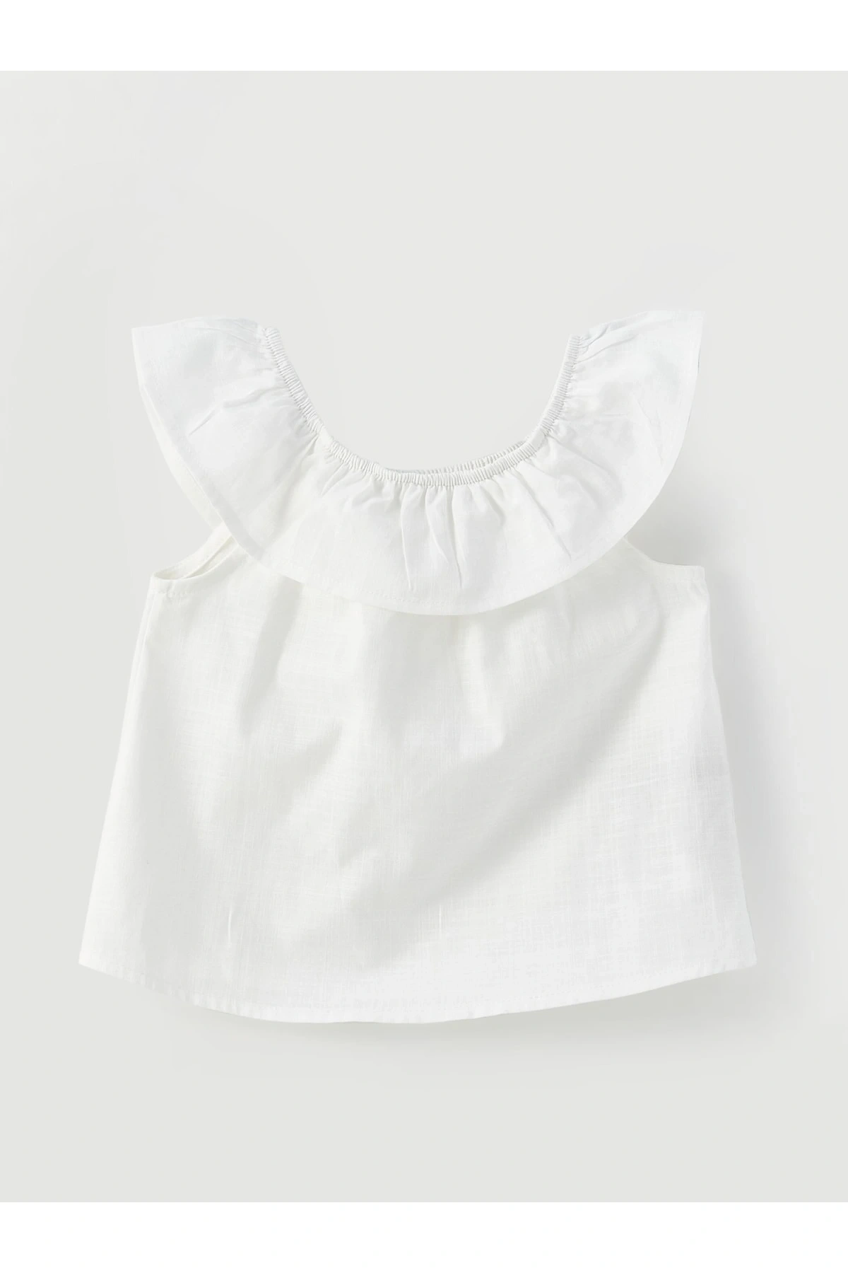 Bisiklet Yaka Kız Bebek Bluz Ve Şort 2li Takım