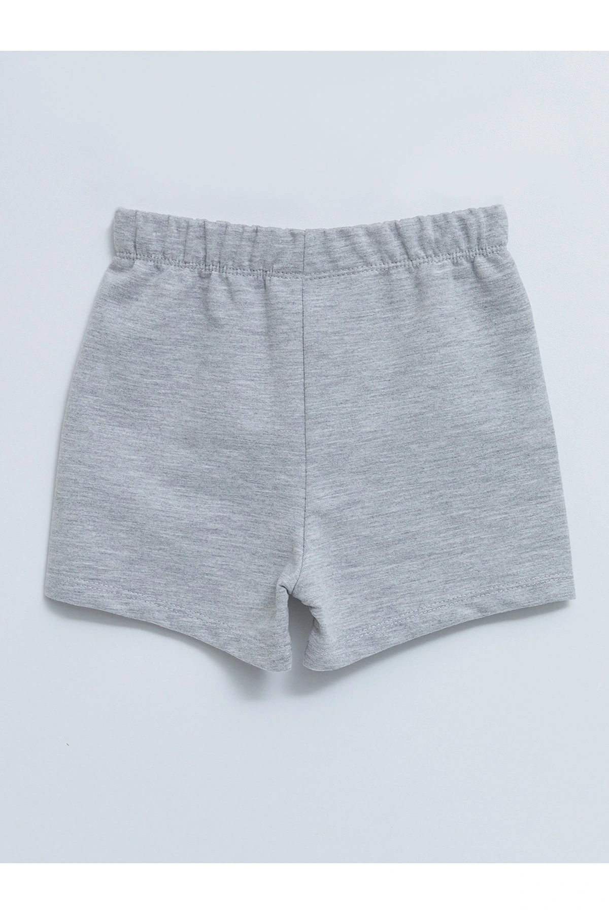 Beli Lastikli Basic Pamuklu Kız Bebek Şort