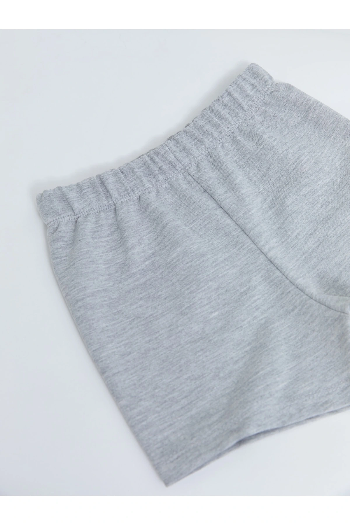 Beli Lastikli Basic Pamuklu Kız Bebek Şort