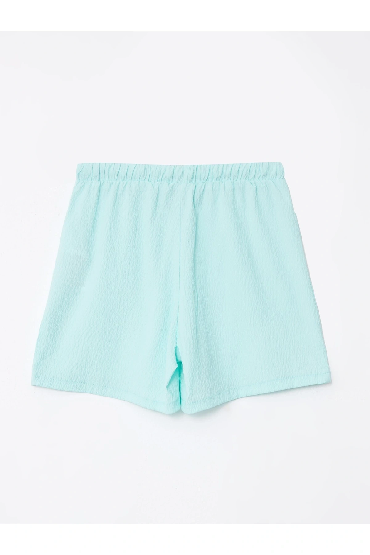 Beli Lastikli Basic Kız Çocuk Şort