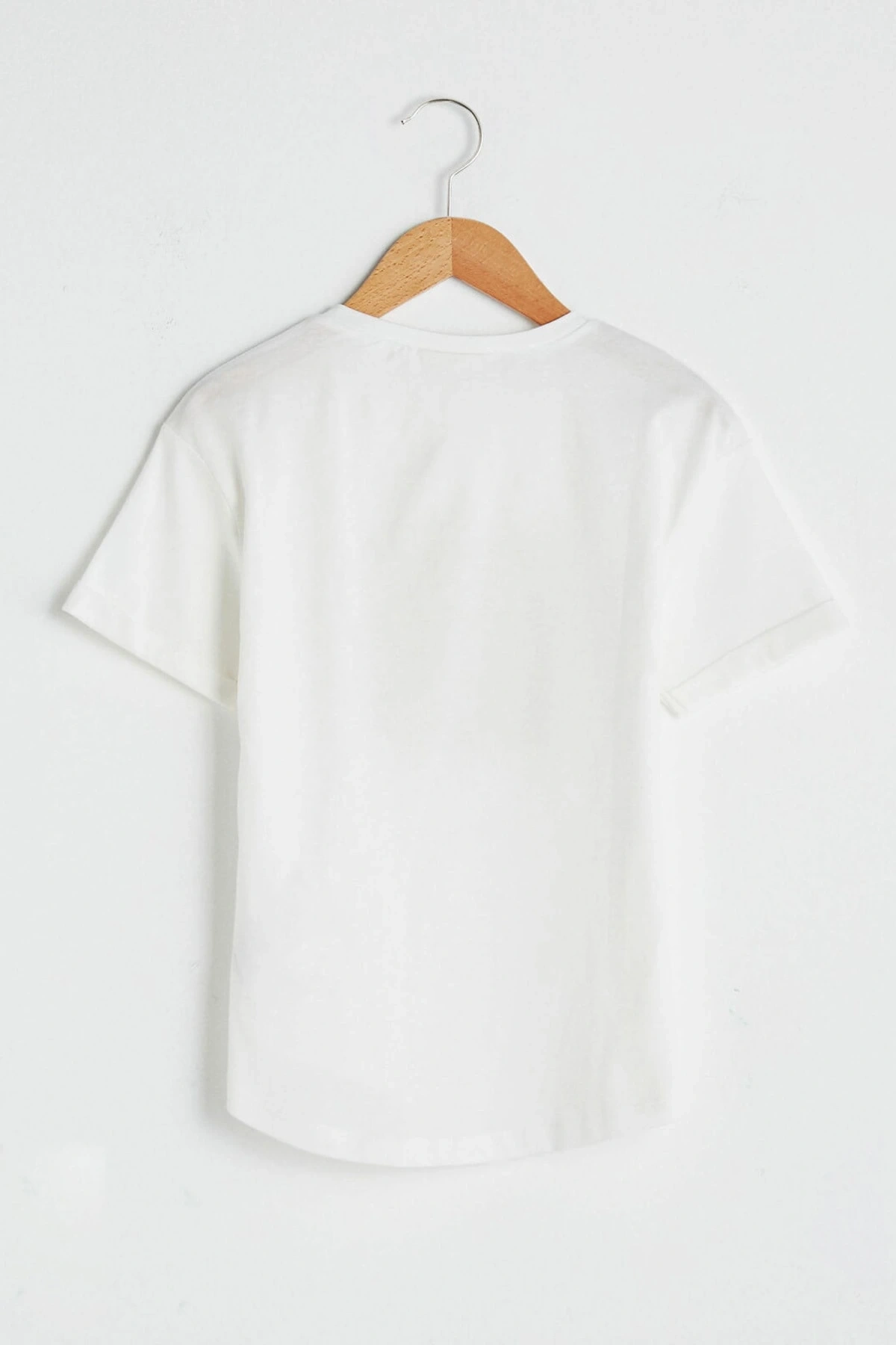 Kız Çocuk Ekru R9J T-Shirt