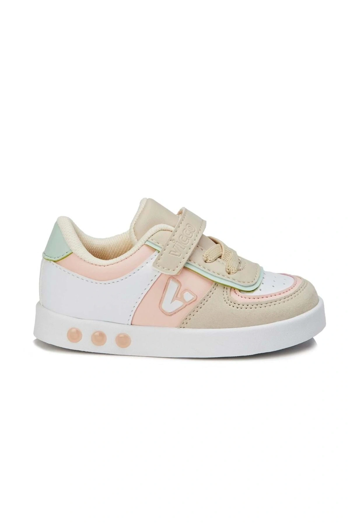 Sam Işıklı Ortopedik Çocuk Spor Ayakkabı PUDRA