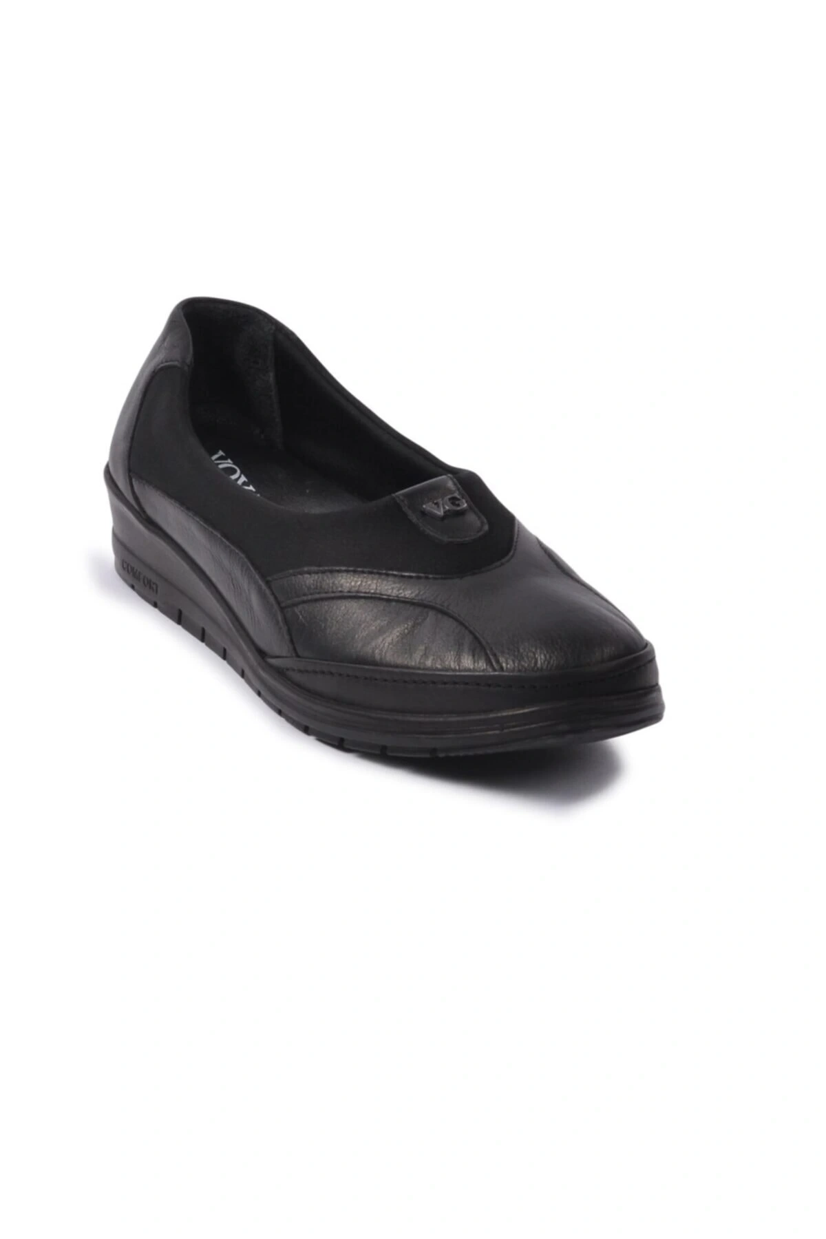 7507 Kadın Hakiki Deri Casual Ayakkabı Siyah