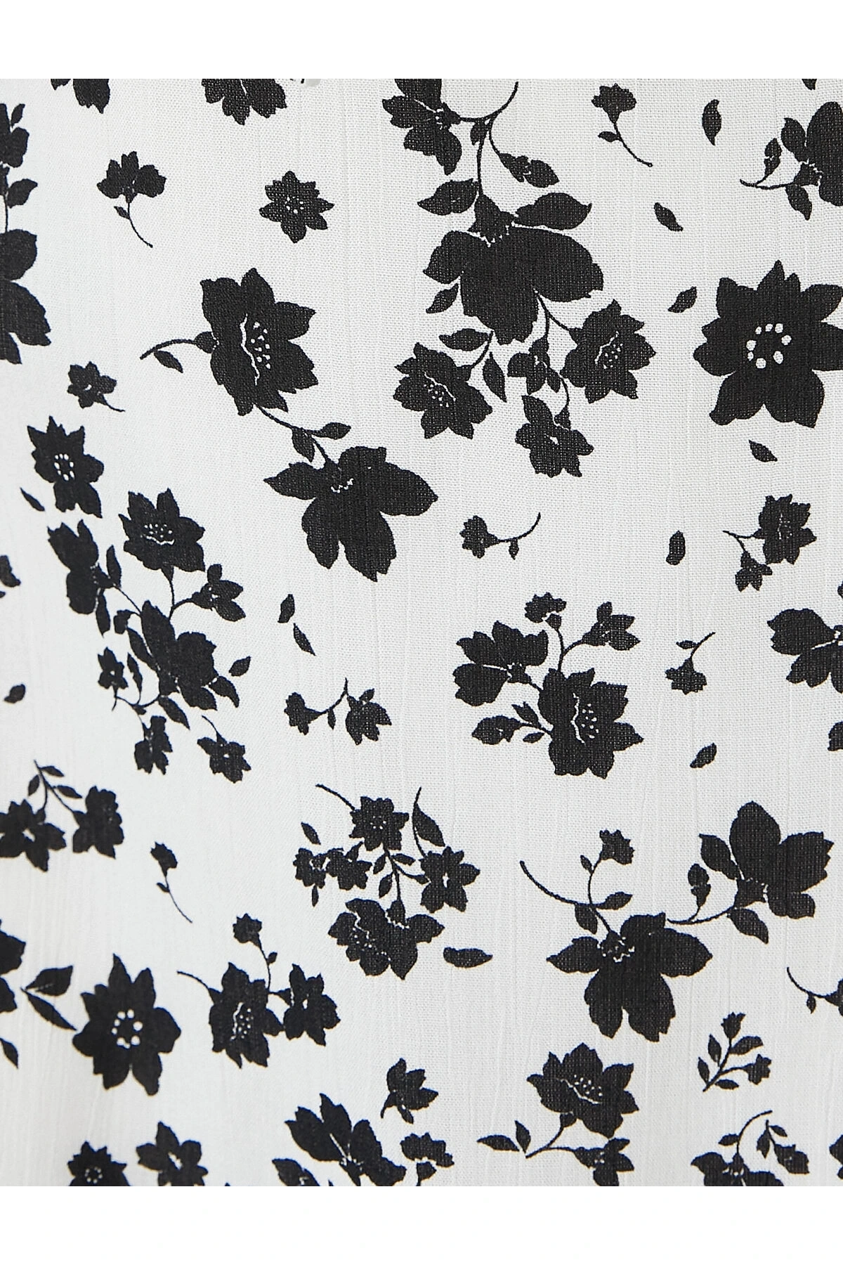 4sal80005ıw 9d9 Siyah Desenli Genç Kız Dokuma Elbise