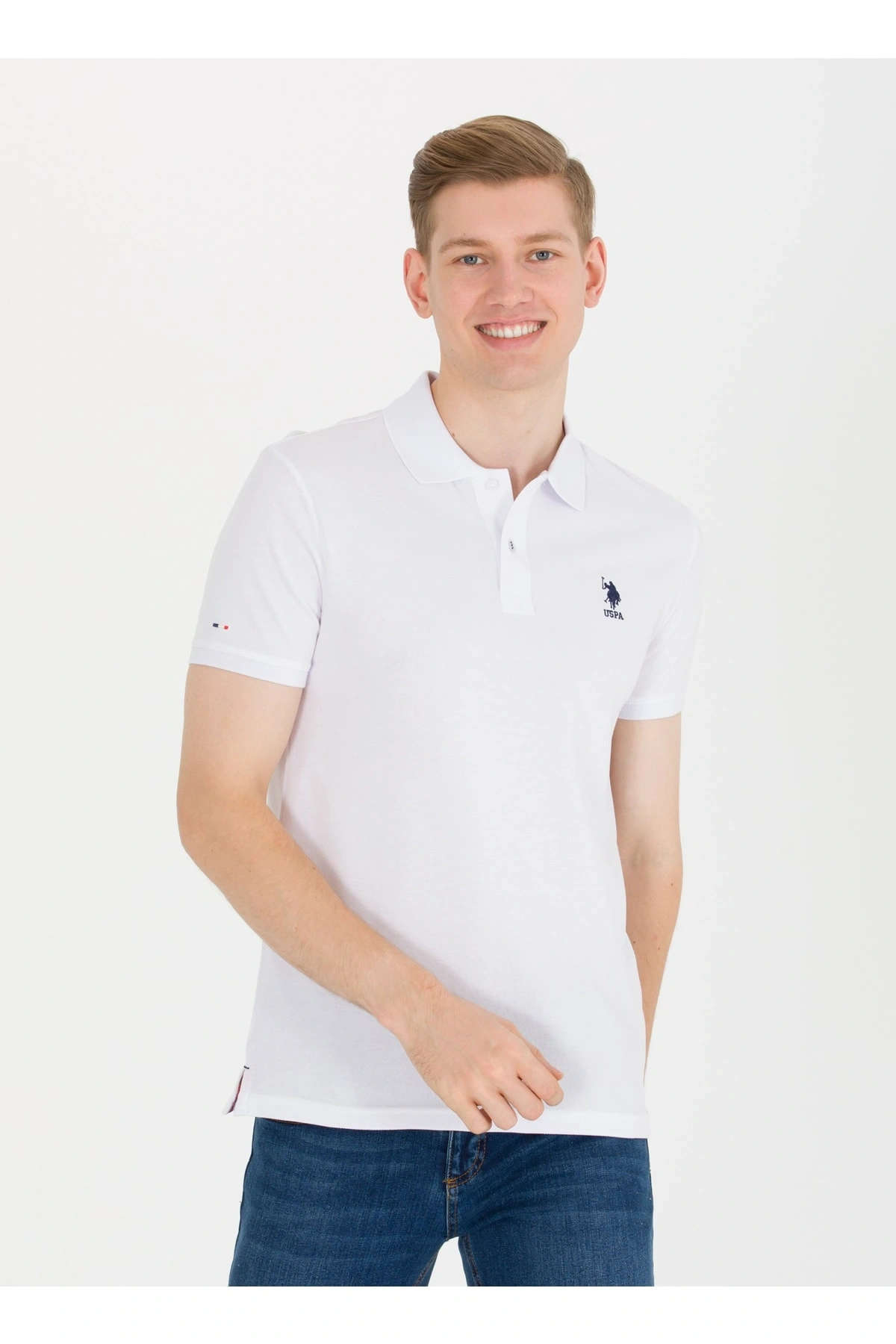 Polo T-shirt, Xs, Beyaz