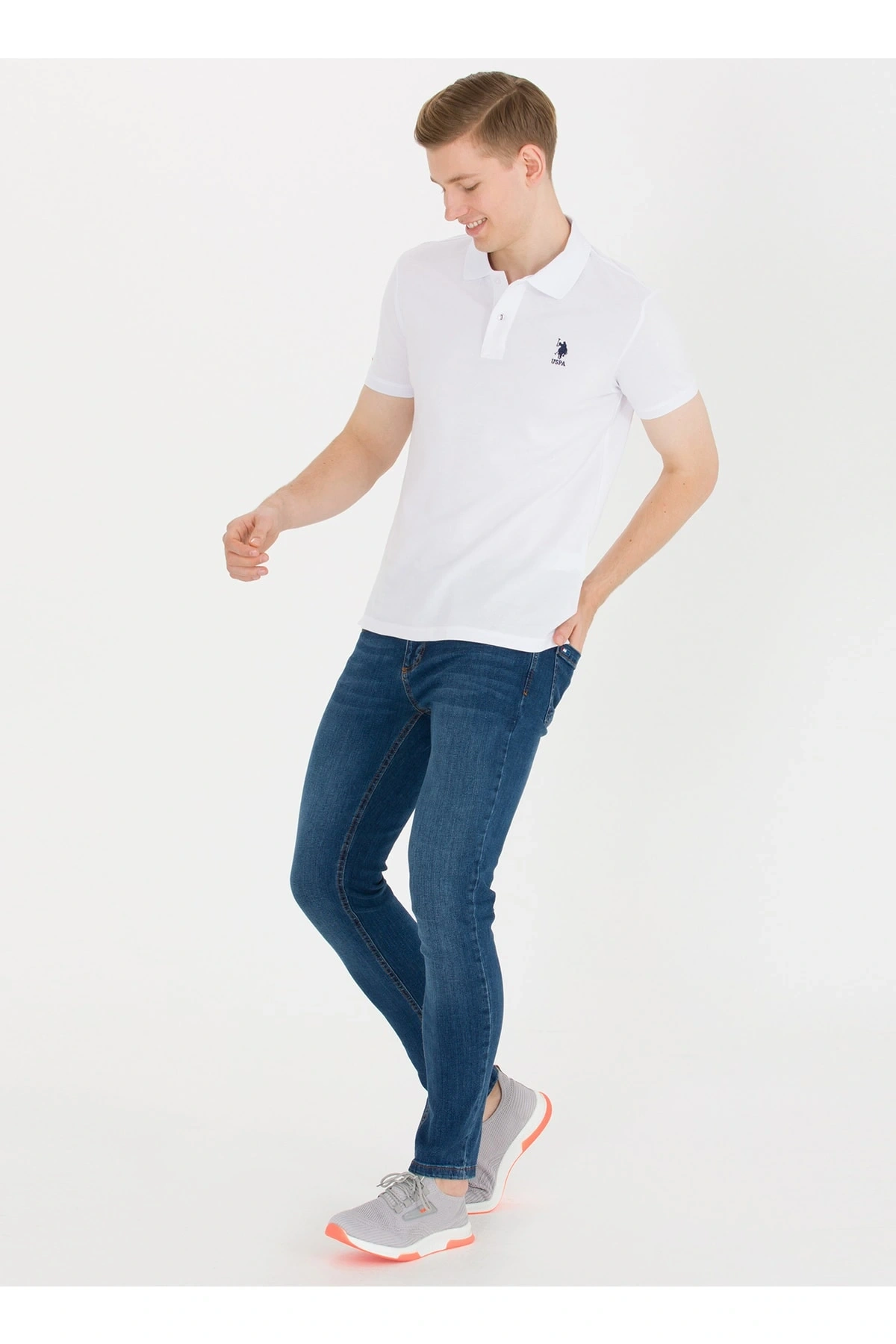 Polo T-shirt, Xs, Beyaz