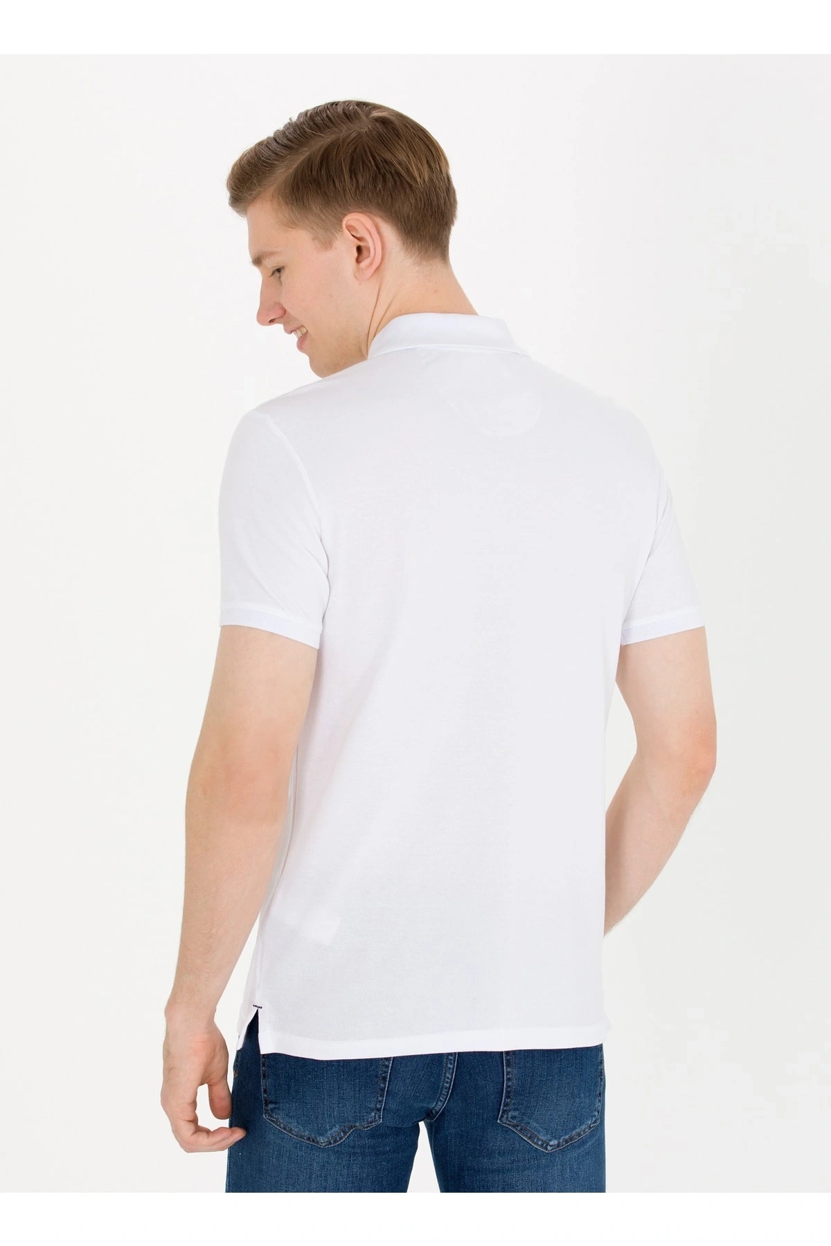 Polo T-shirt, Xs, Beyaz