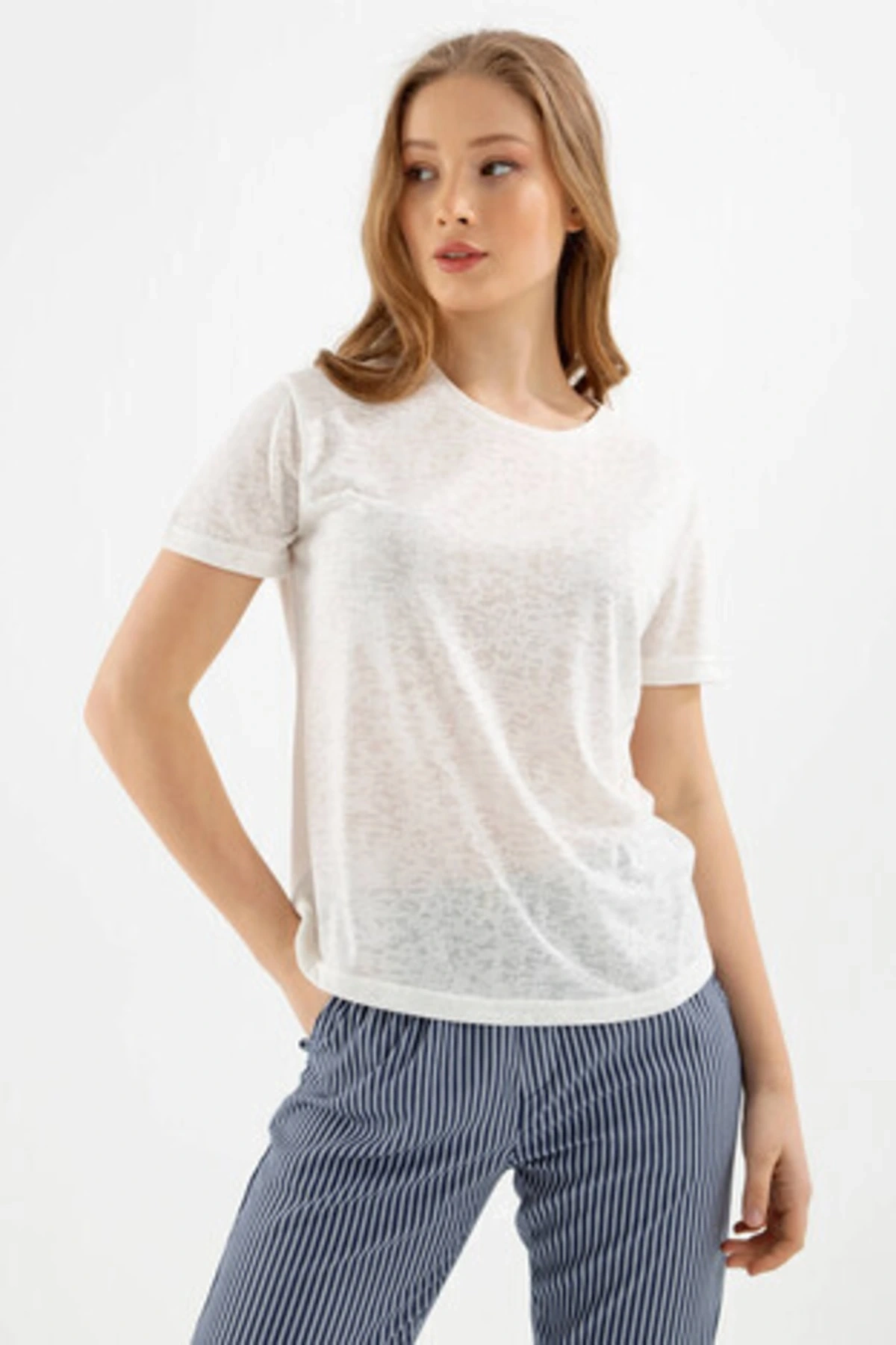 Bisiklet Yaka Regular Fit T Shirt  T Shirt 22y0547k1