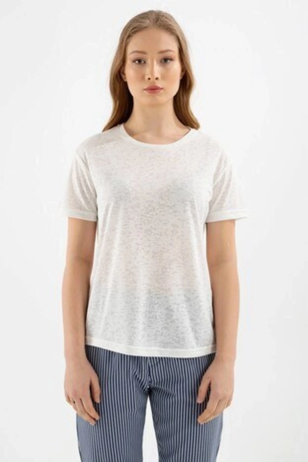 Bisiklet Yaka Regular Fit T Shirt  T Shirt 22y0547k1